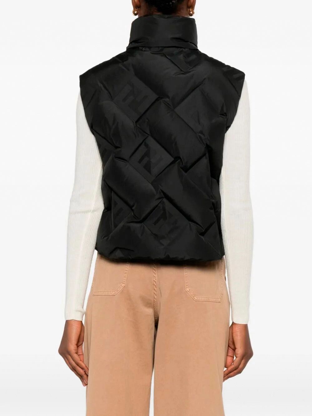 Fendi Puffy Jacquard Gilet Size M / US 6-8 / IT 42-44 - 3 Thumbnail