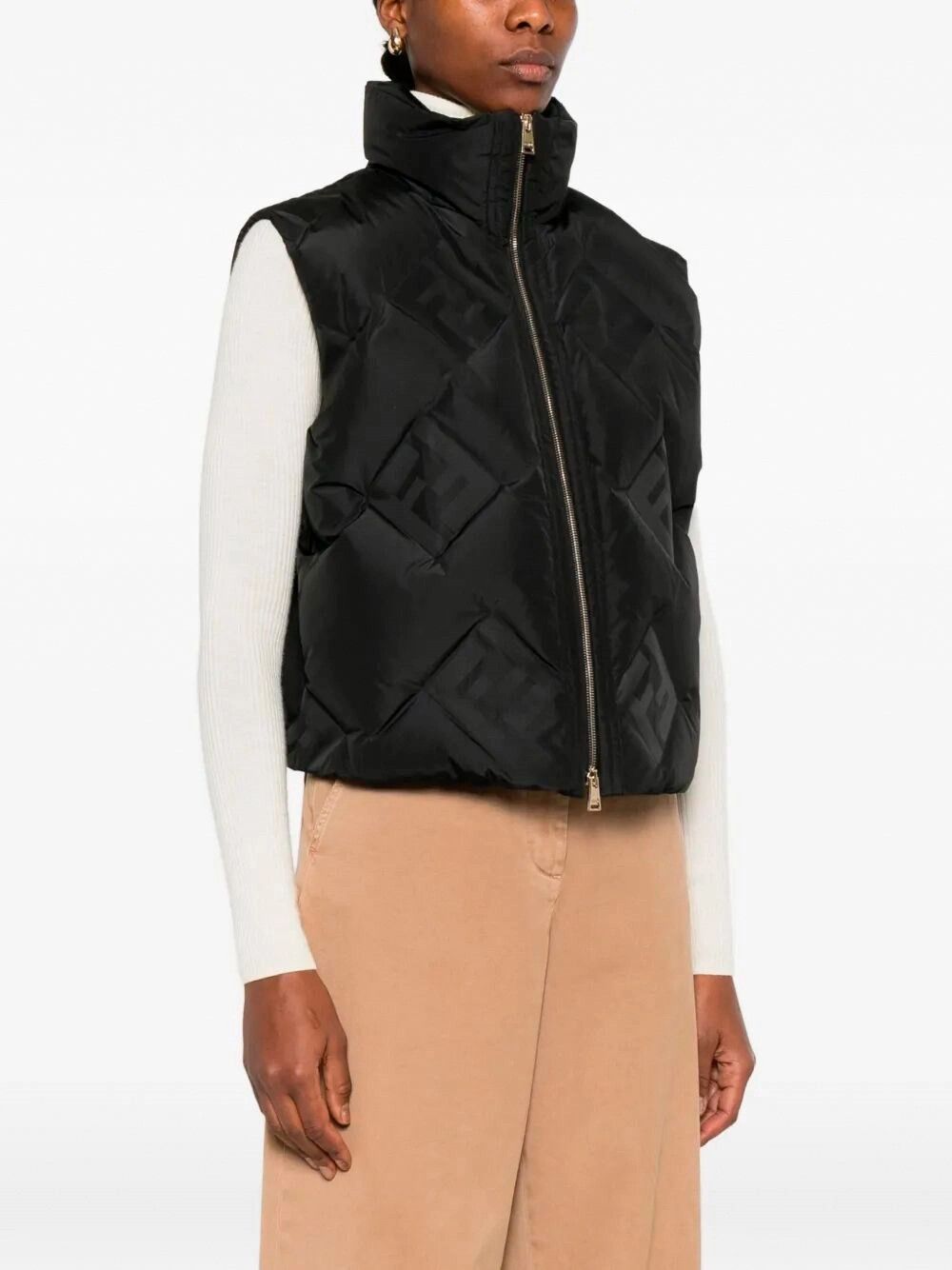Fendi Puffy Jacquard Gilet Size S / US 4 / IT 40 - 5 Thumbnail