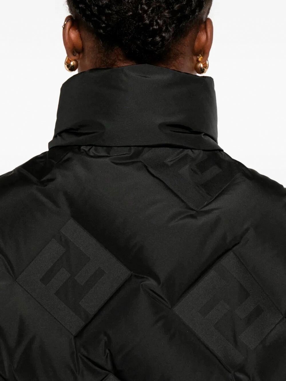 Fendi Puffy Jacquard Gilet Size S / US 4 / IT 40 - 4 Thumbnail
