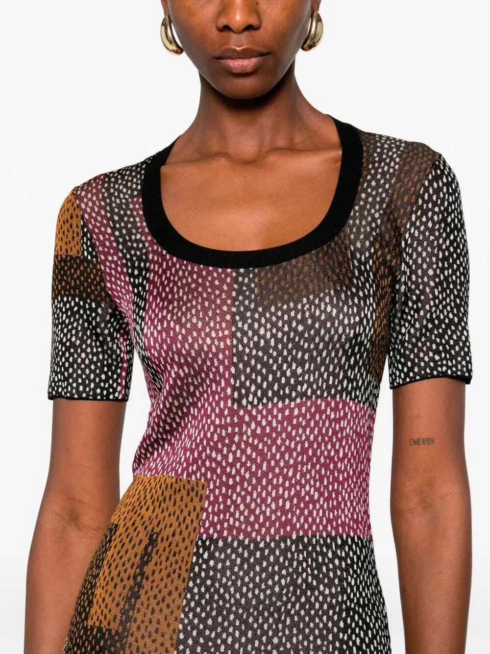 Fendi `Peppered Falena` Dress Size M / US 6-8 / IT 42-44 - 3 Thumbnail