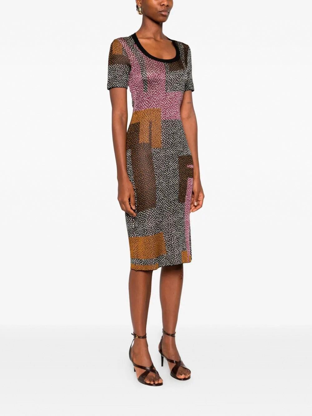 Fendi `Peppered Falena` Dress Size M / US 6-8 / IT 42-44 - 4 Thumbnail