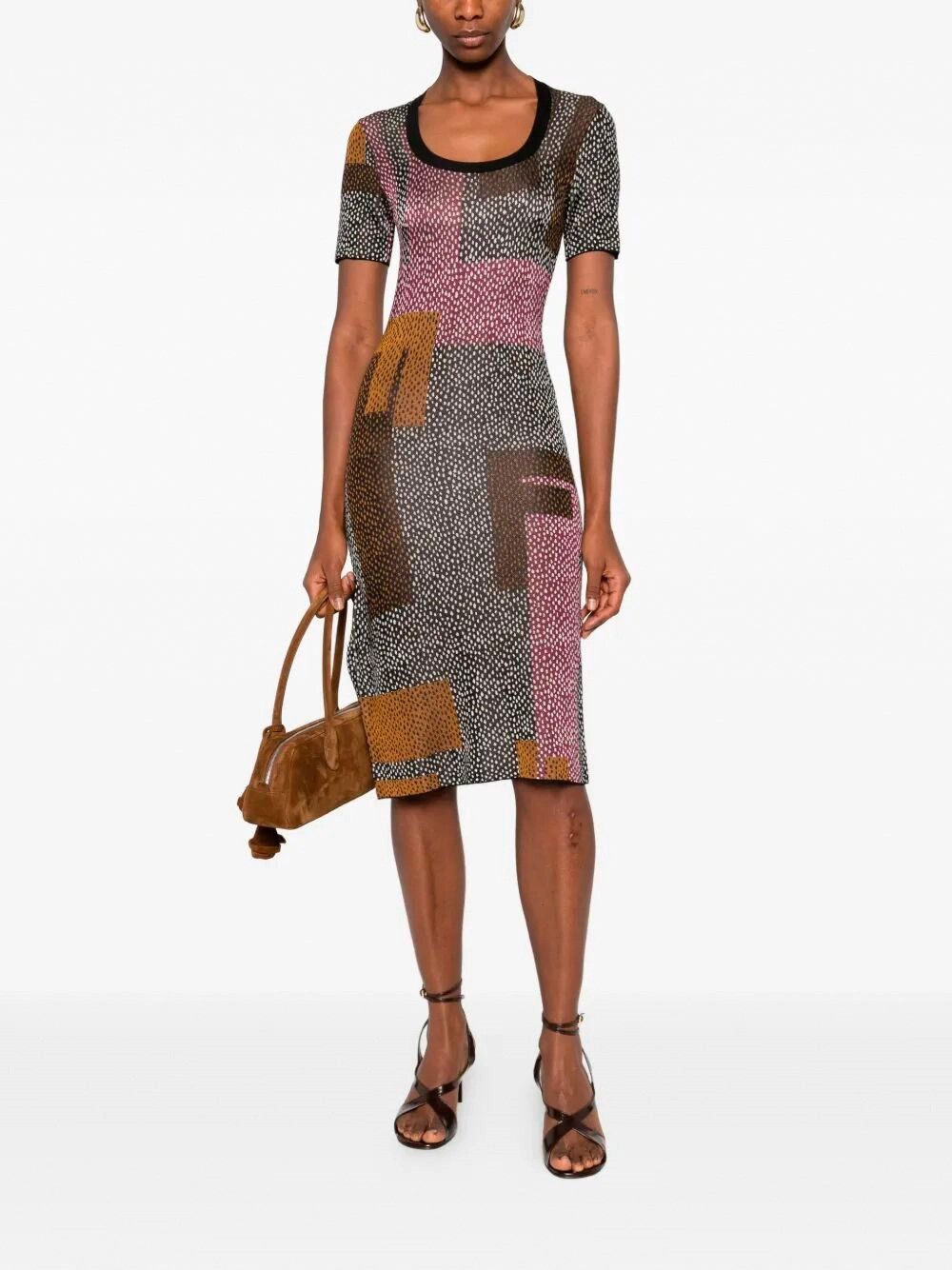 Fendi `Peppered Falena` Dress Size M / US 6-8 / IT 42-44 - 2 Thumbnail