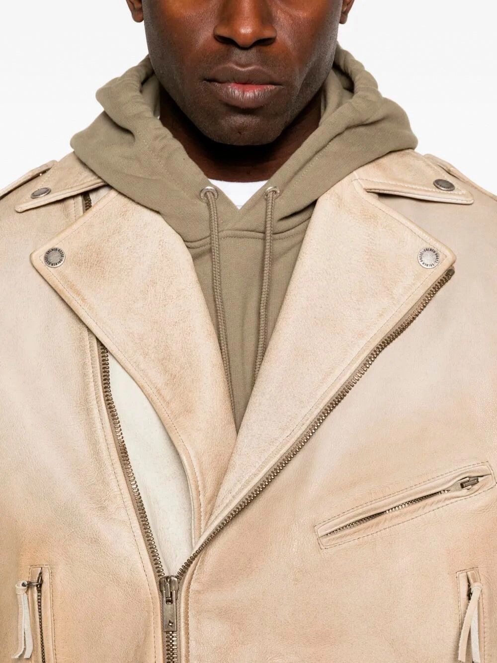 Golden Goose `Journey` Leather Jacket Size US XL / EU 56 / 4 - 5 Thumbnail