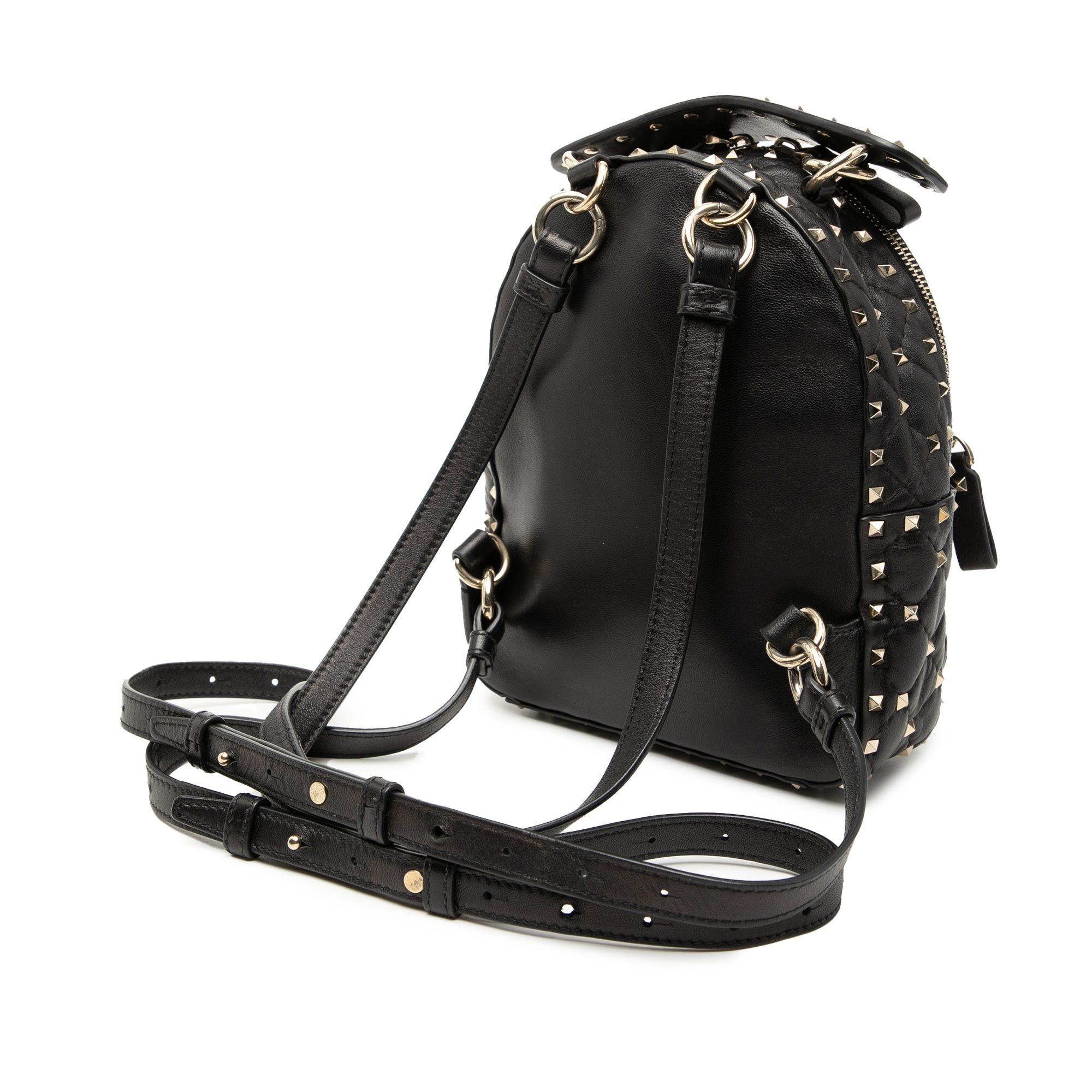 Valentino Mini Nappa Rockstud Spike Backpack Size ONE SIZE - 2 Thumbnail