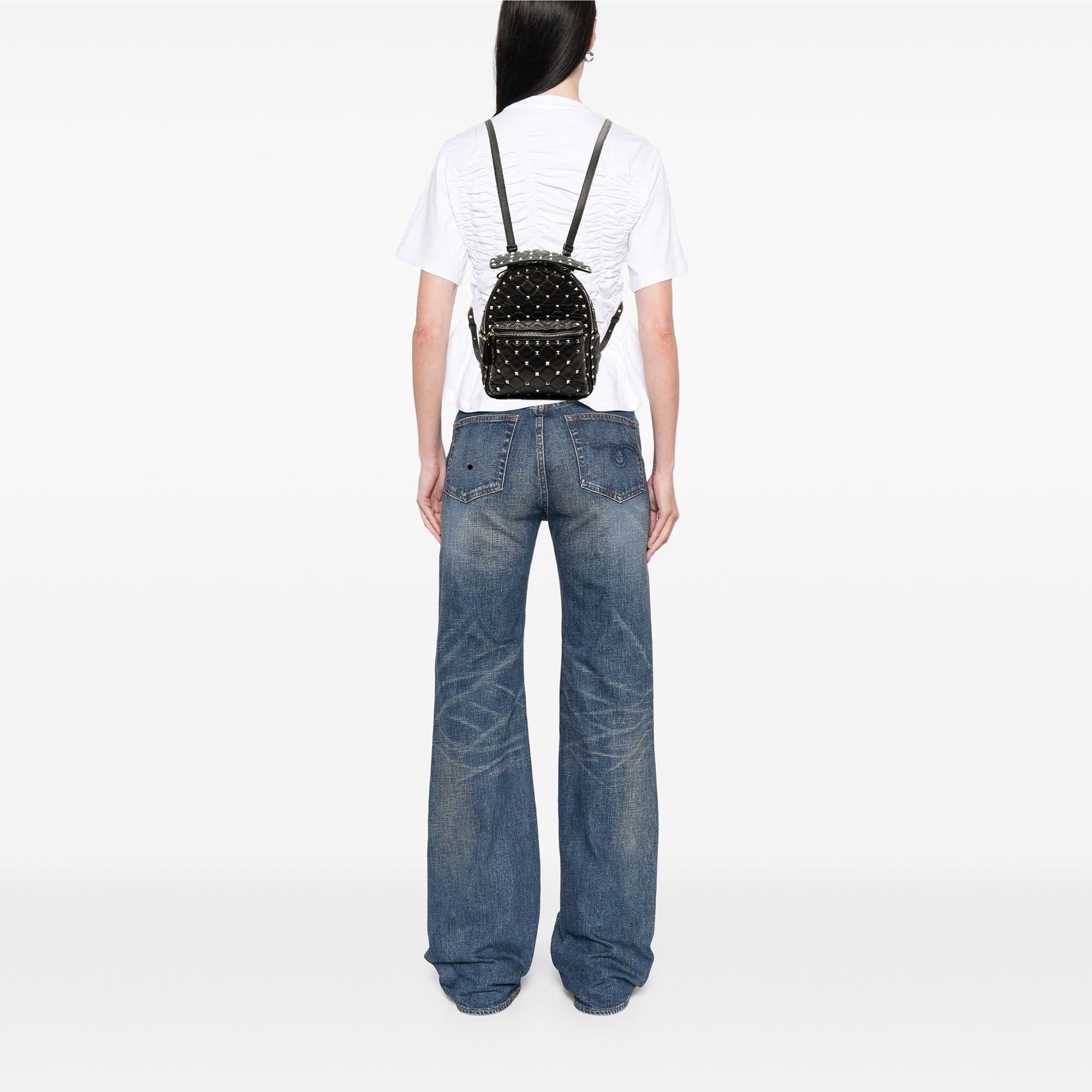Valentino Mini Nappa Rockstud Spike Backpack Size ONE SIZE - 6 Thumbnail