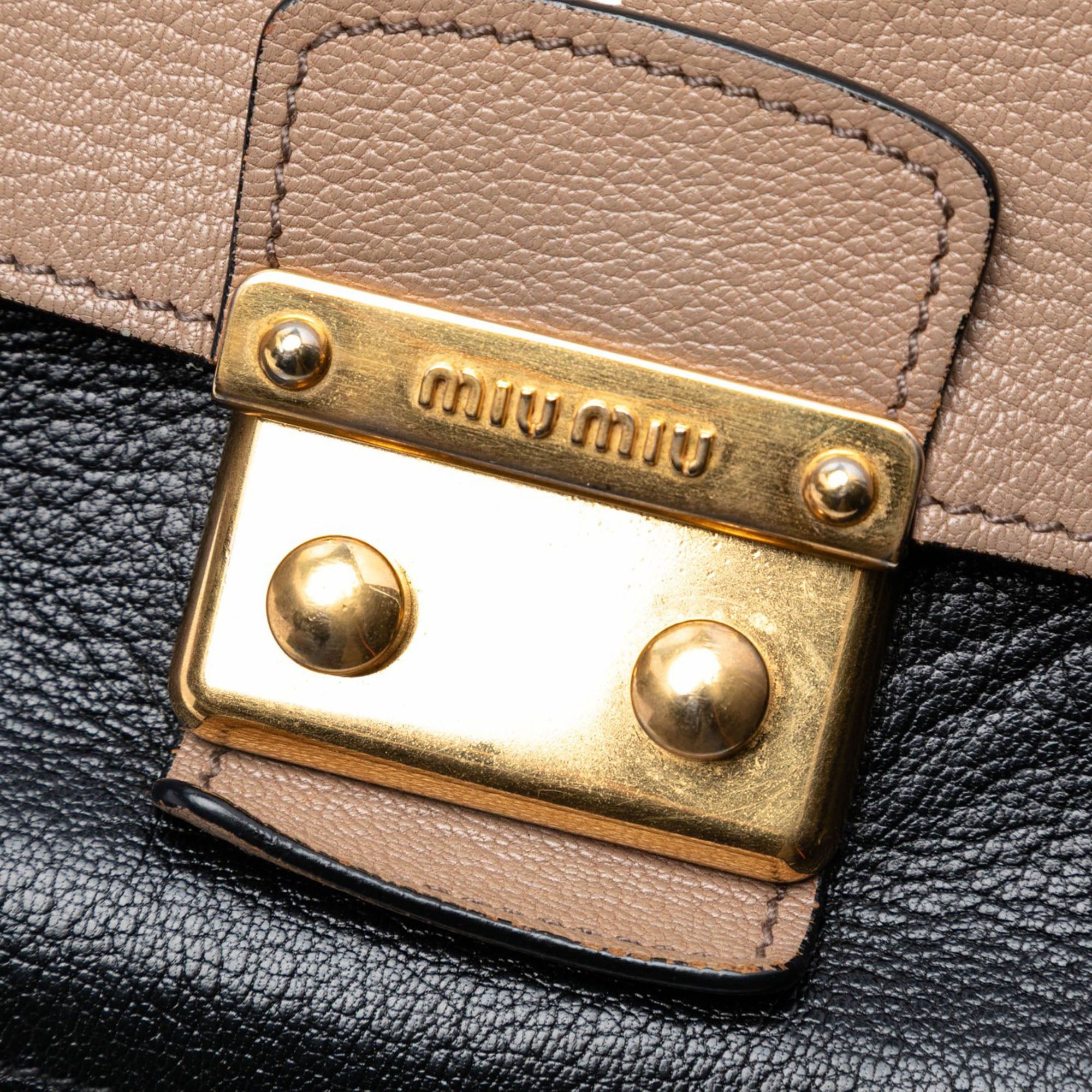 Miu Miu Goatskin Madras Satchel Size ONE SIZE - 5 Thumbnail