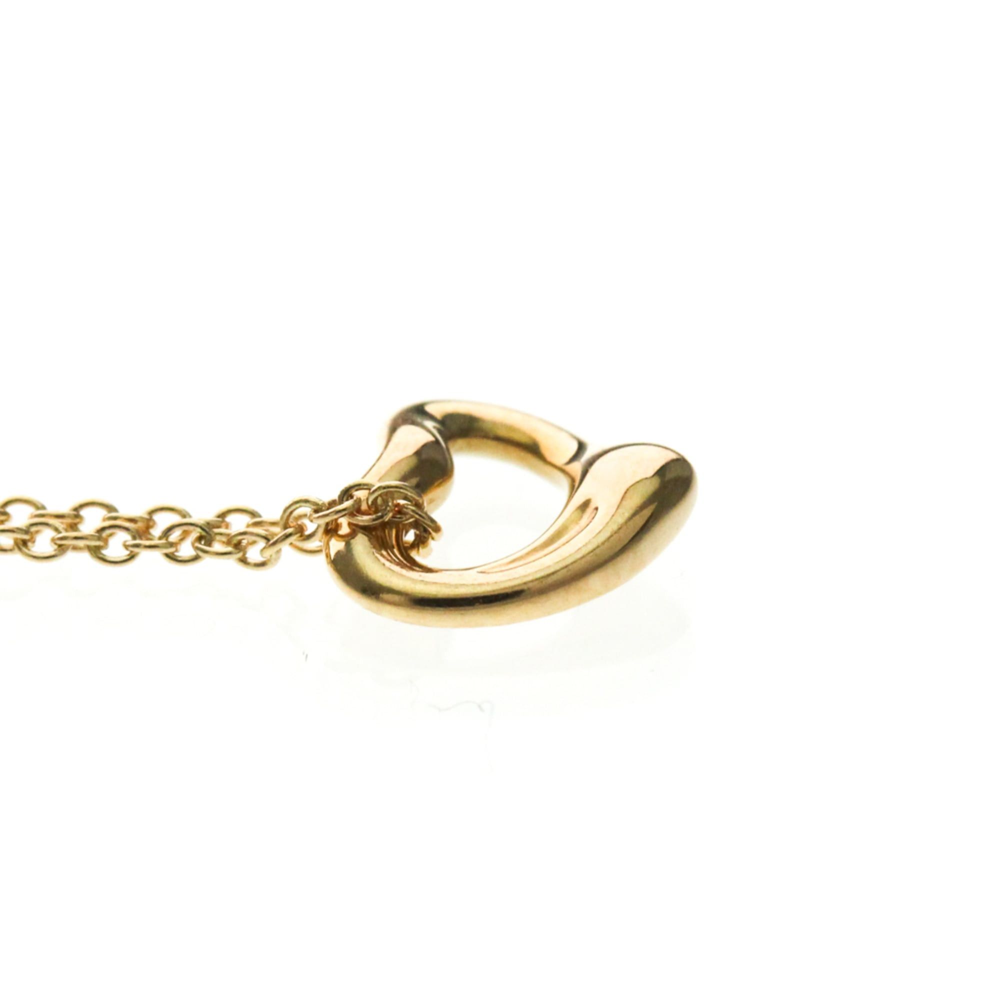 Tiffany & Co. Tiffany Open Heart Extra Mini Necklace Pink Gold (18K) No Stone Men,Women Fashion Pendant Necklace (Pink Gold) Size ONE SIZE - 5 Thumbnail
