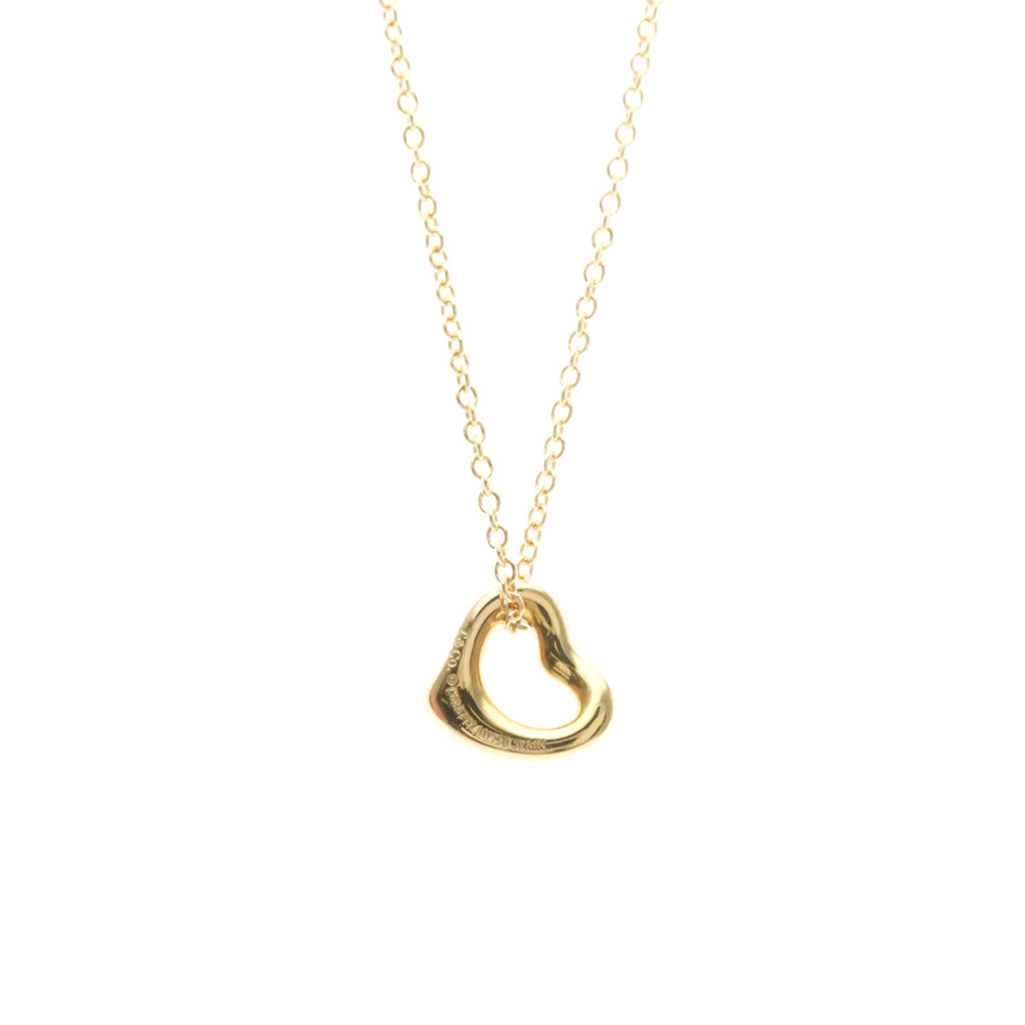 Tiffany & Co. Tiffany Open Heart Extra Mini Necklace Pink Gold (18K) No Stone Men,Women Fashion Pendant Necklace (Pink Gold) Size ONE SIZE - 2 Thumbnail