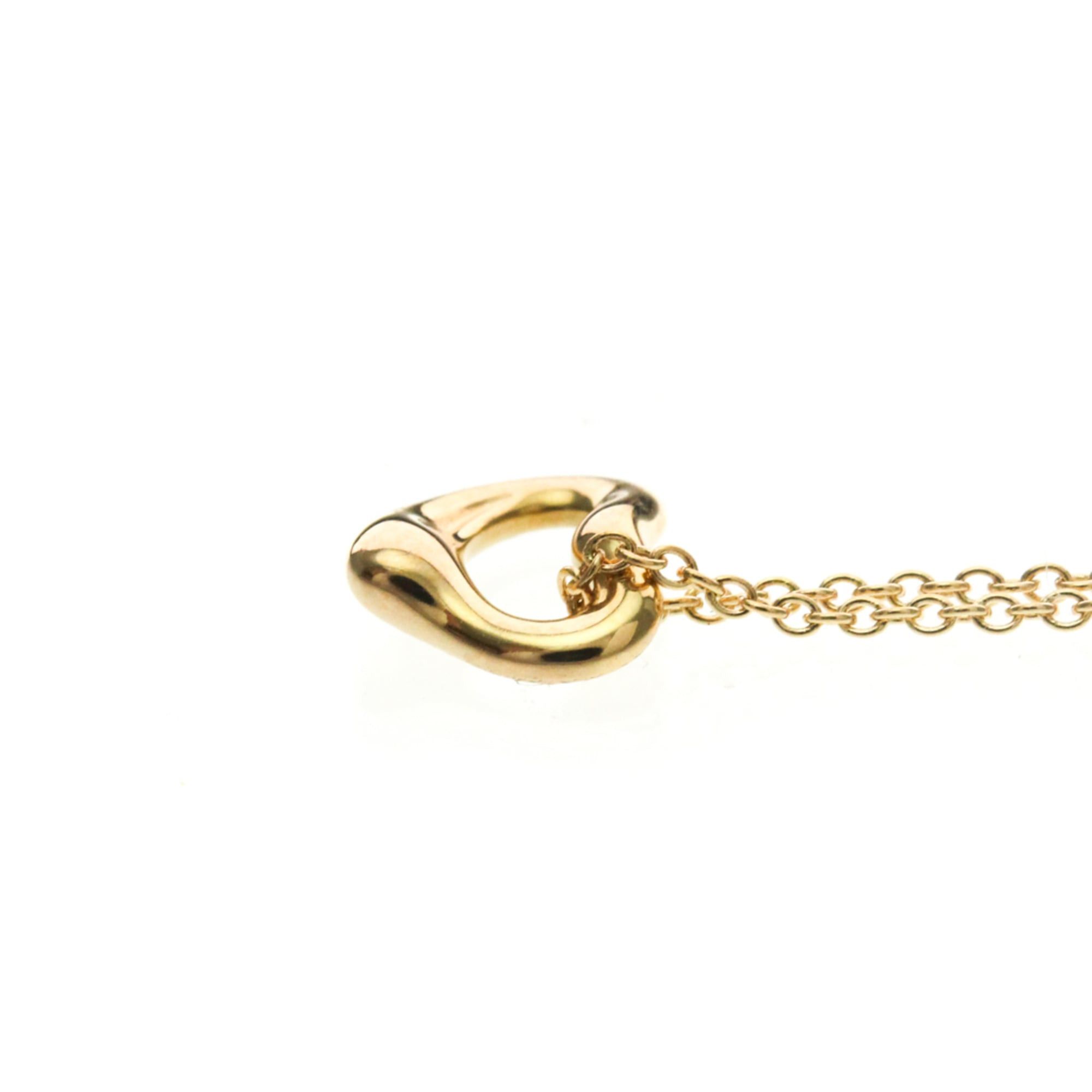 Tiffany & Co. Tiffany Open Heart Extra Mini Necklace Pink Gold (18K) No Stone Men,Women Fashion Pendant Necklace (Pink Gold) Size ONE SIZE - 3 Thumbnail