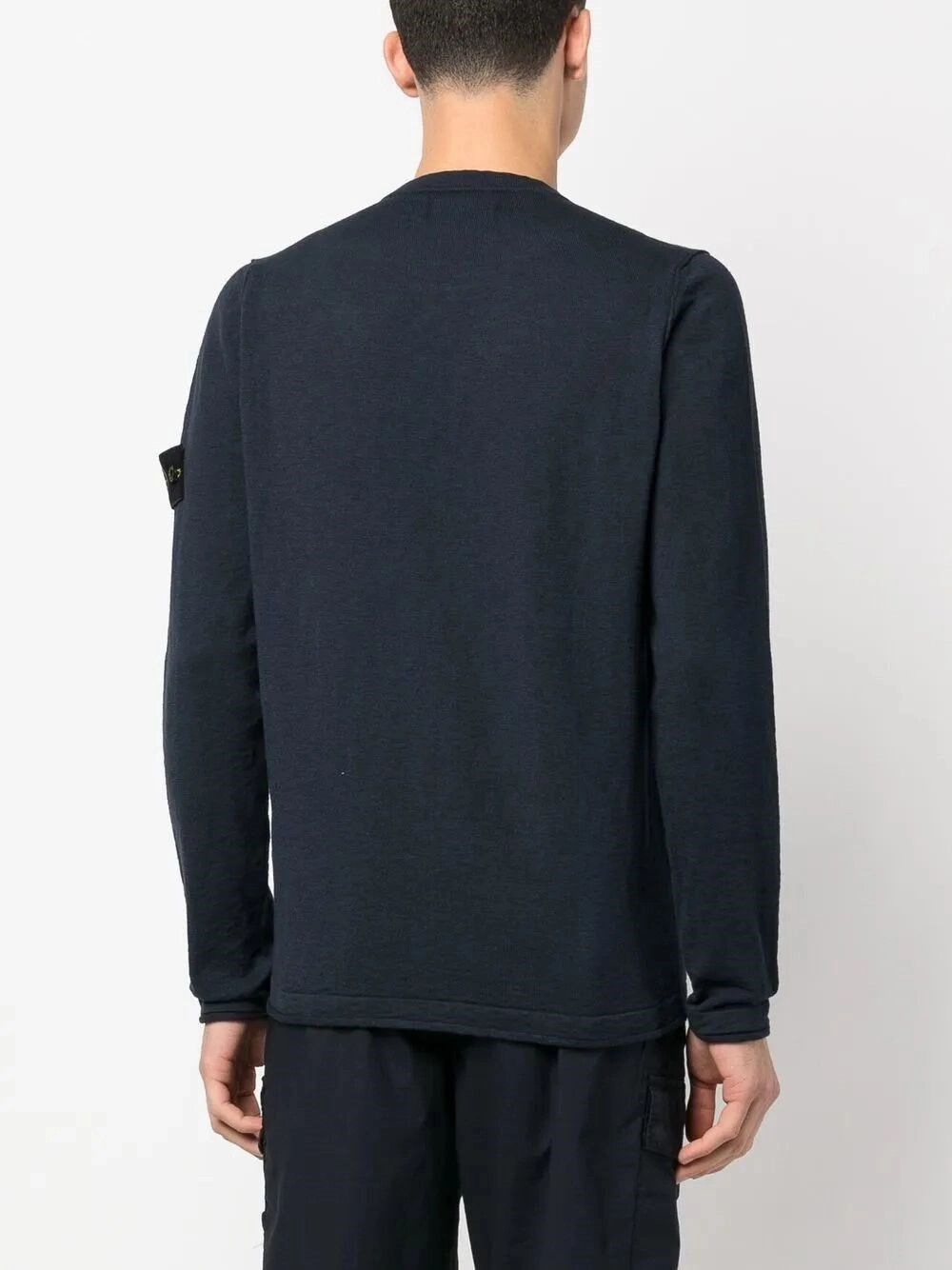 Stone Island Stocking Stitch Organic Cotton Nylon Crewneck Size US XL / EU 56 / 4 - 5 Thumbnail