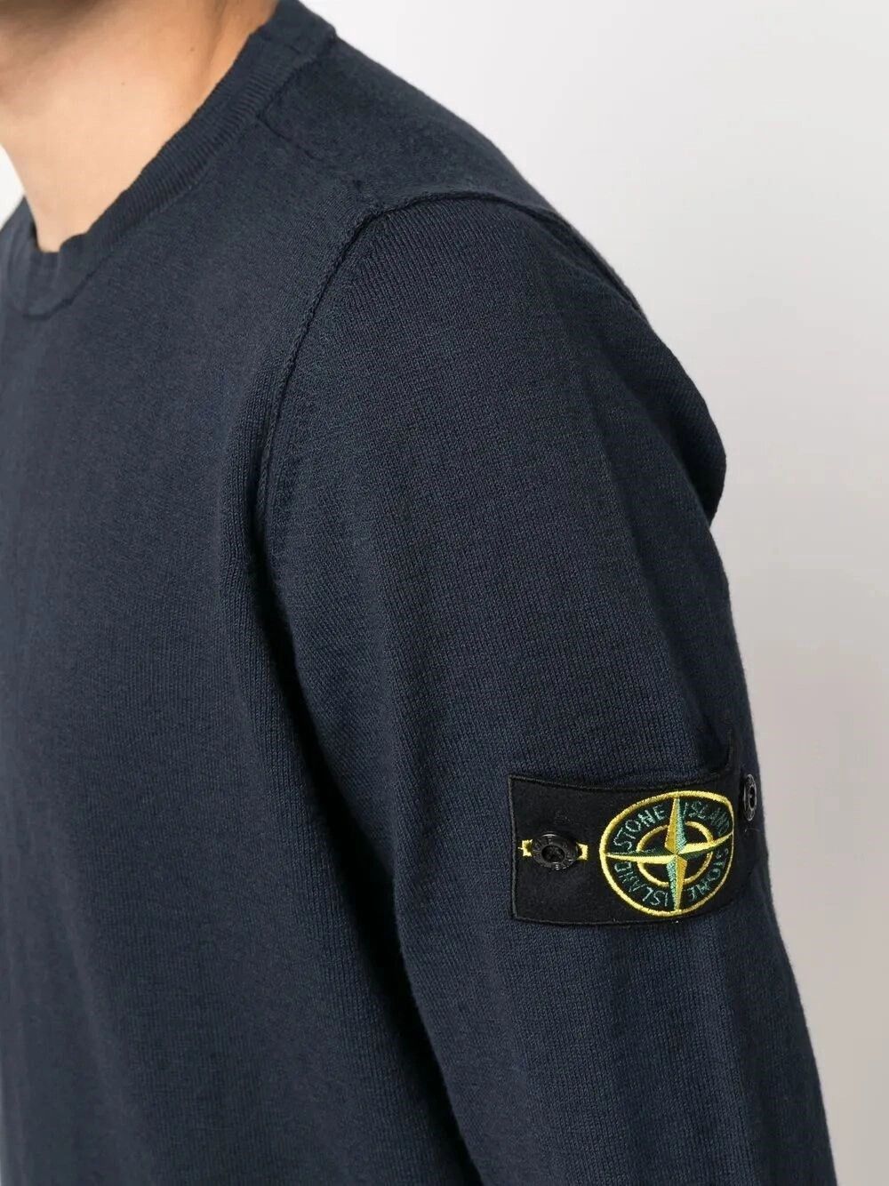 Stone Island Stocking Stitch Organic Cotton Nylon Crewneck Size US XXL / EU 58 / 5 - 4 Thumbnail