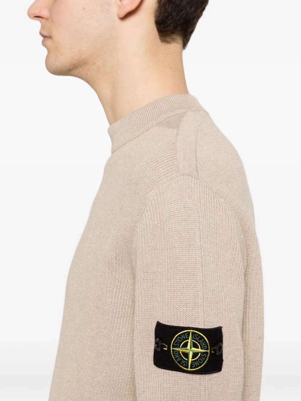 Stone Island Ribbed Soft Organic Cotton Crewneck Size US L / EU 52-54 / 3 - 4 Thumbnail