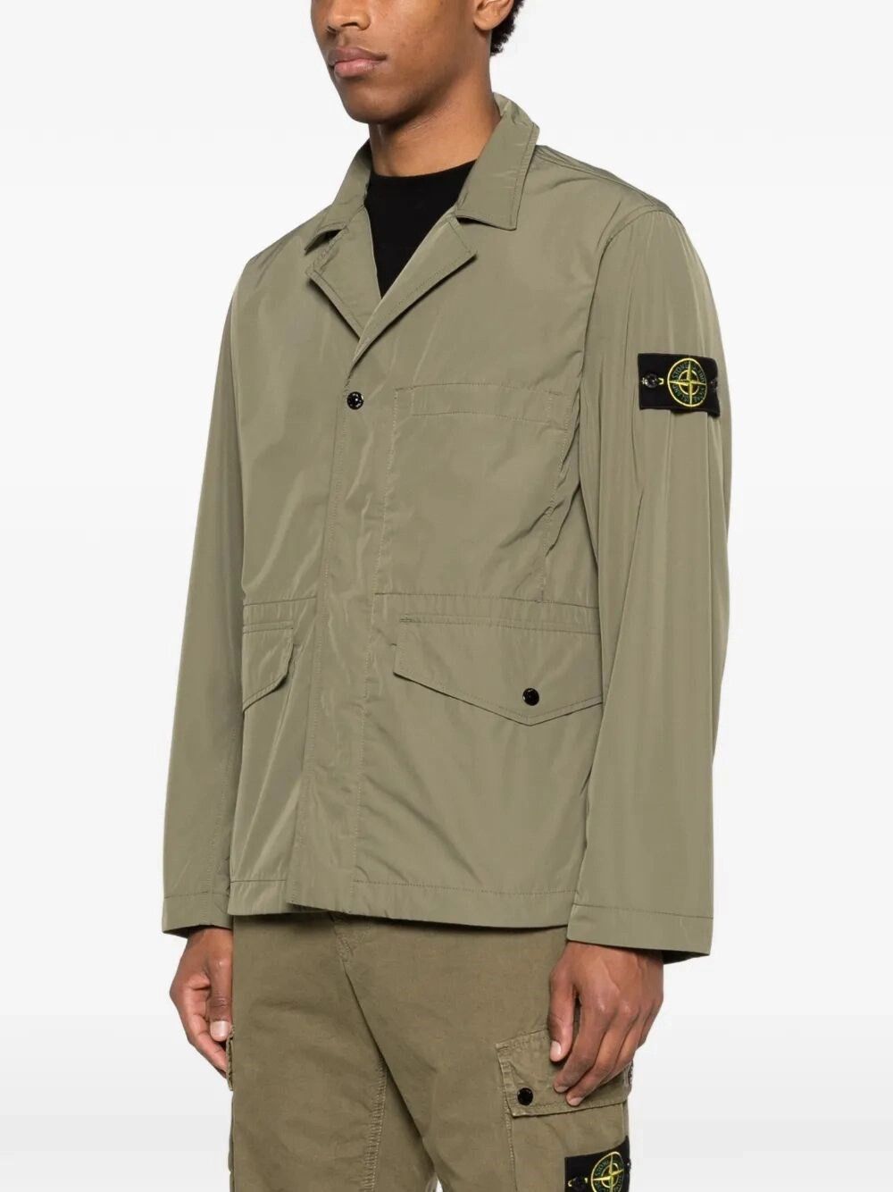 Stone Island Micro Twill Blazer Size US L / EU 52-54 / 3 - 3 Thumbnail