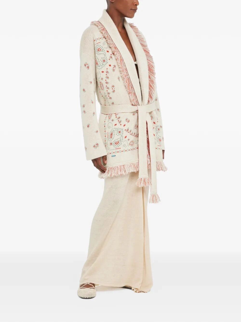 Alanui `Bandana Jacquard` Cardigan Size XS / US 0-2 / IT 36-38 - 3 Thumbnail