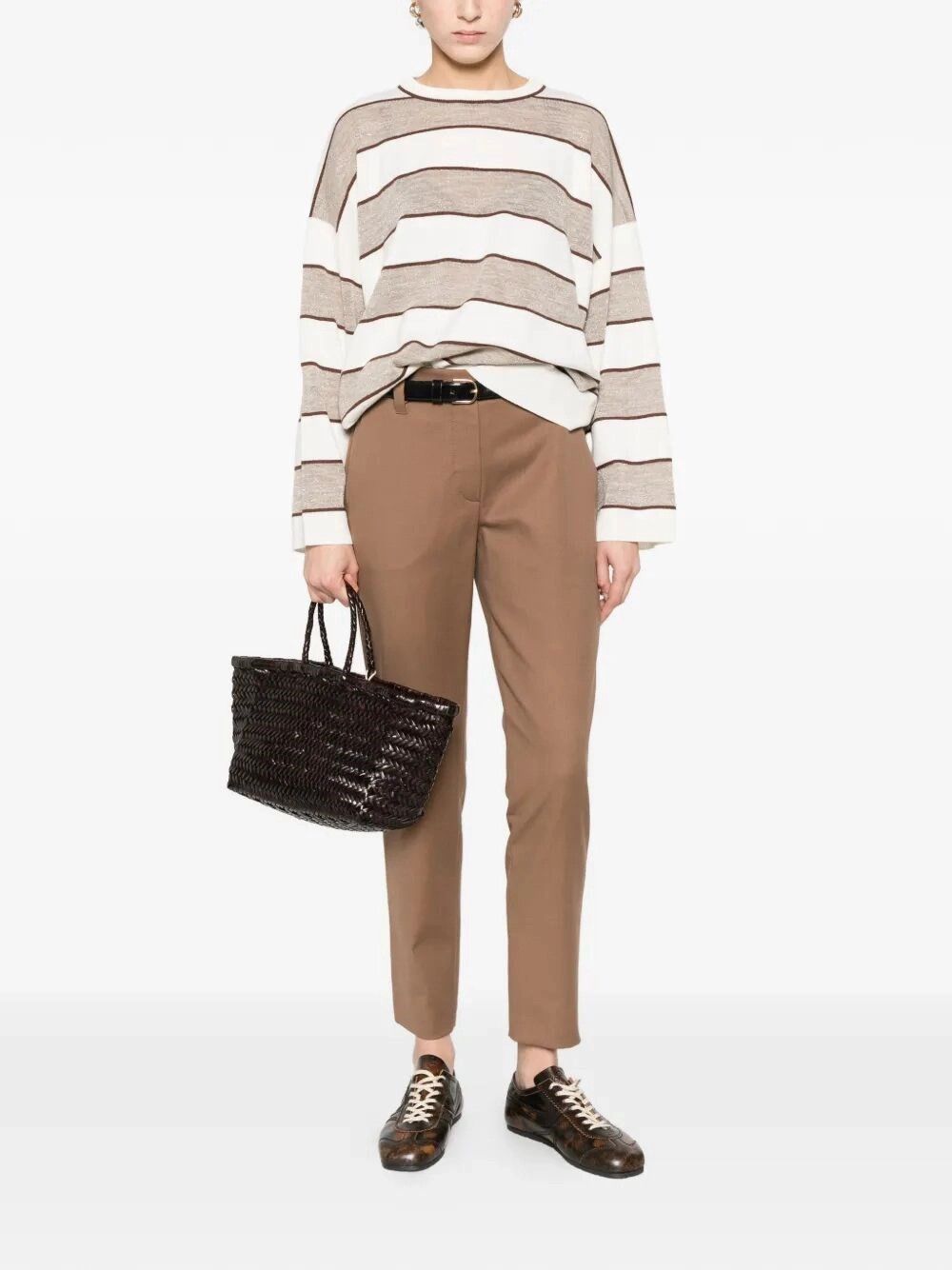 Brunello Cucinelli Striped Sweater Size XS / US 0-2 / IT 36-38 - 2 Thumbnail
