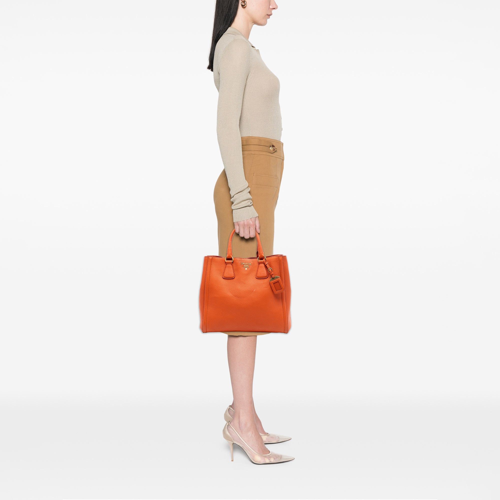 Prada Vitello Daino Open Convertible Tote Size ONE SIZE - 6 Thumbnail