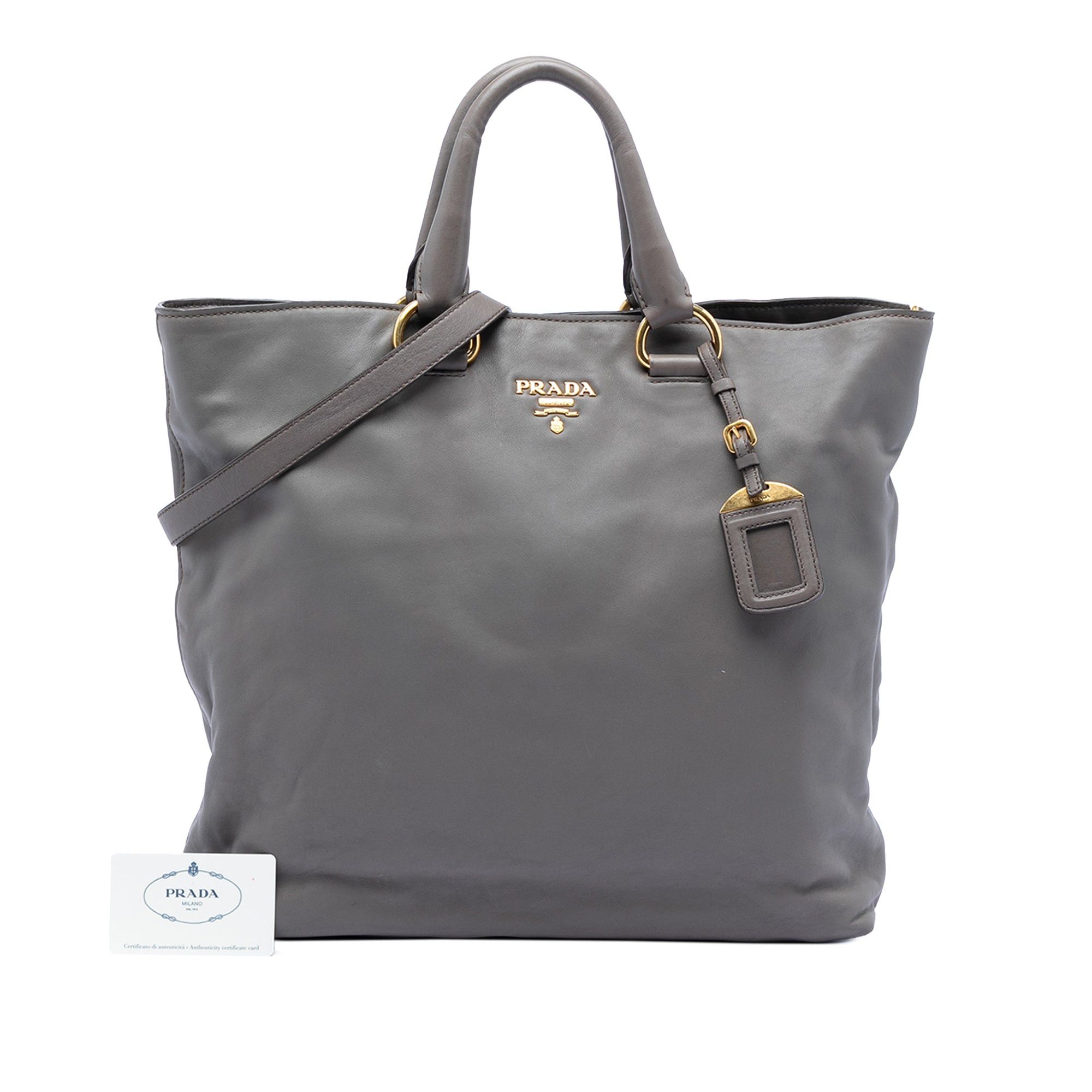 Prada Soft Calf Open Convertible Tote Size ONE SIZE - 7 Thumbnail
