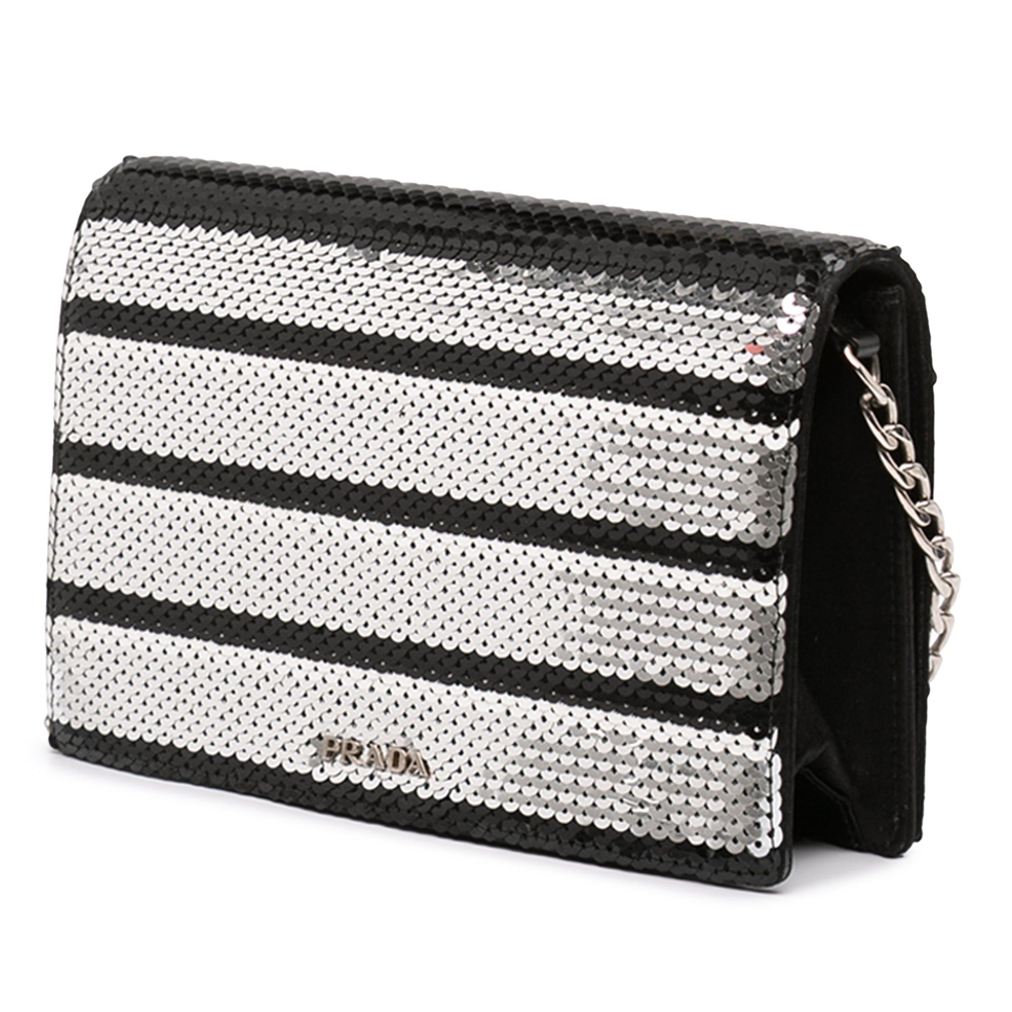 Prada Sequin Embellished Baia Chain Flap Size ONE SIZE - 2 Thumbnail