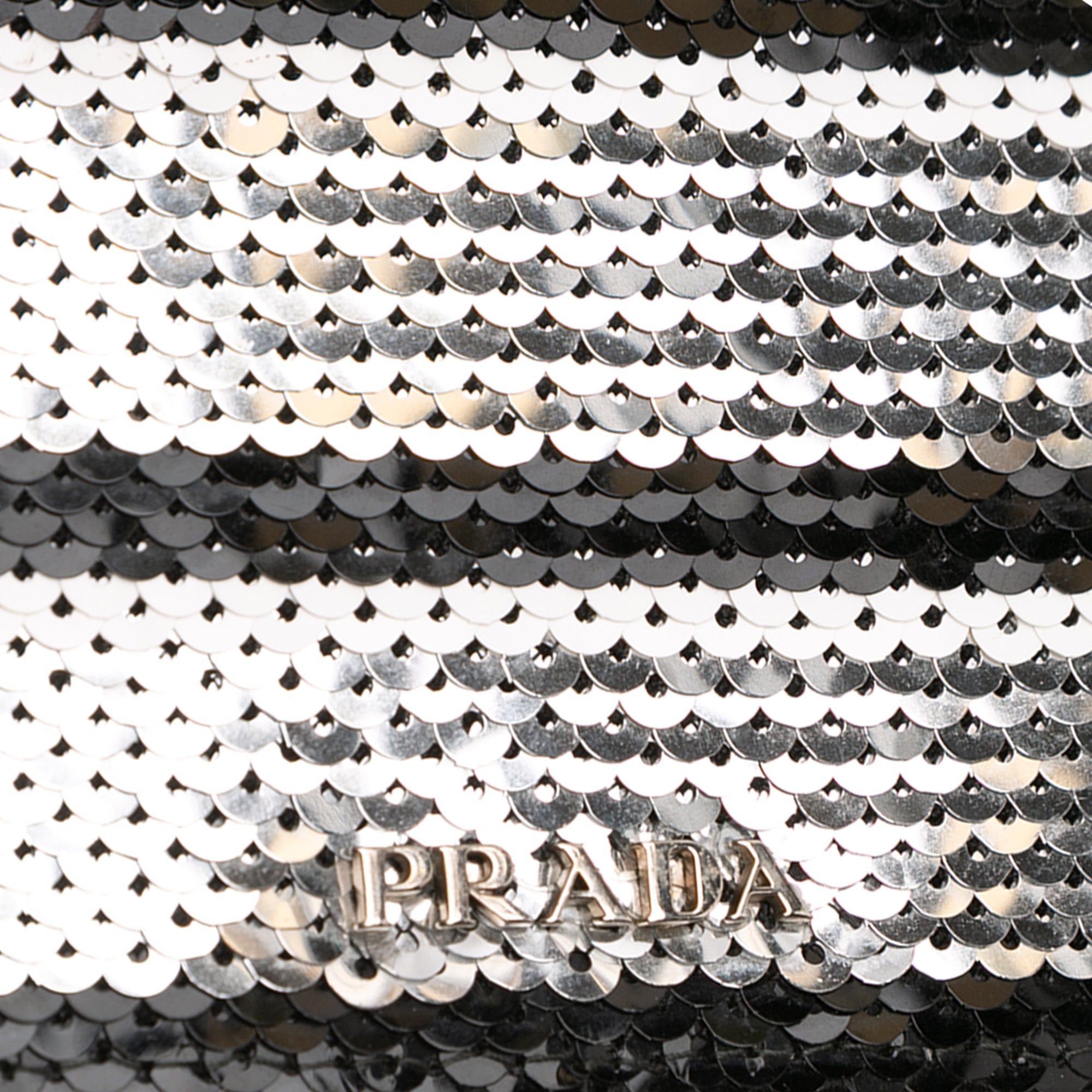 Prada Sequin Embellished Baia Chain Flap Size ONE SIZE - 10 Thumbnail
