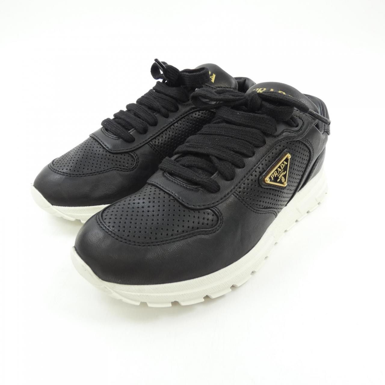 Prada Prada Prada 1E921N Lamb Leather Sneakers Leather Shoes 1E921N DUTY FREE for USA Size ONE SIZE - 3 Thumbnail
