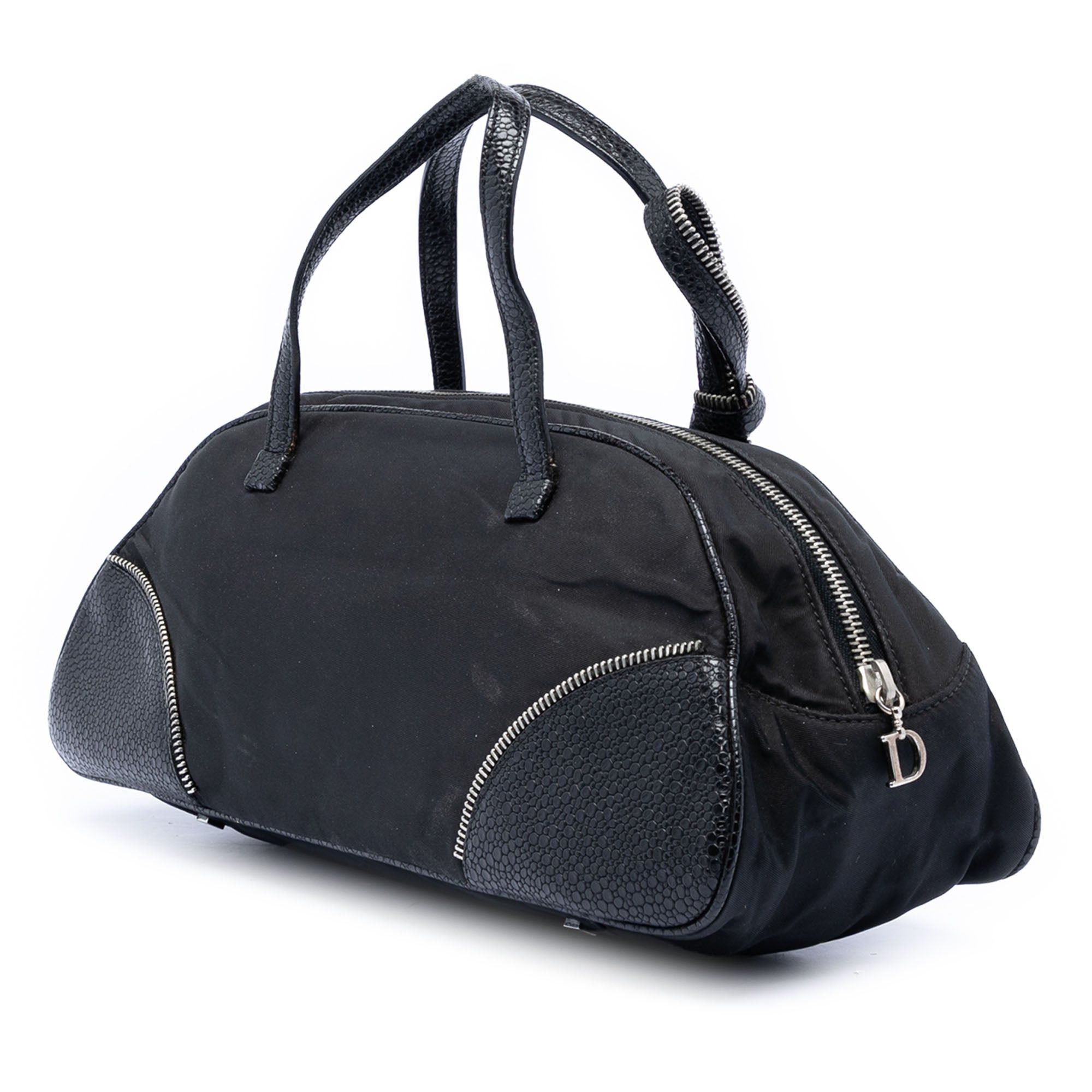 Dior Nylon and Calfskin Bow Handbag Size ONE SIZE - 2 Thumbnail