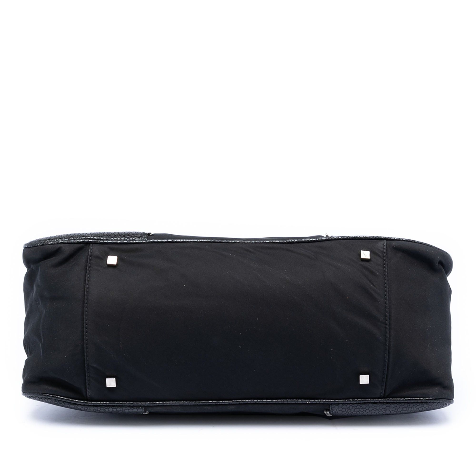 Dior Nylon and Calfskin Bow Handbag Size ONE SIZE - 3 Thumbnail