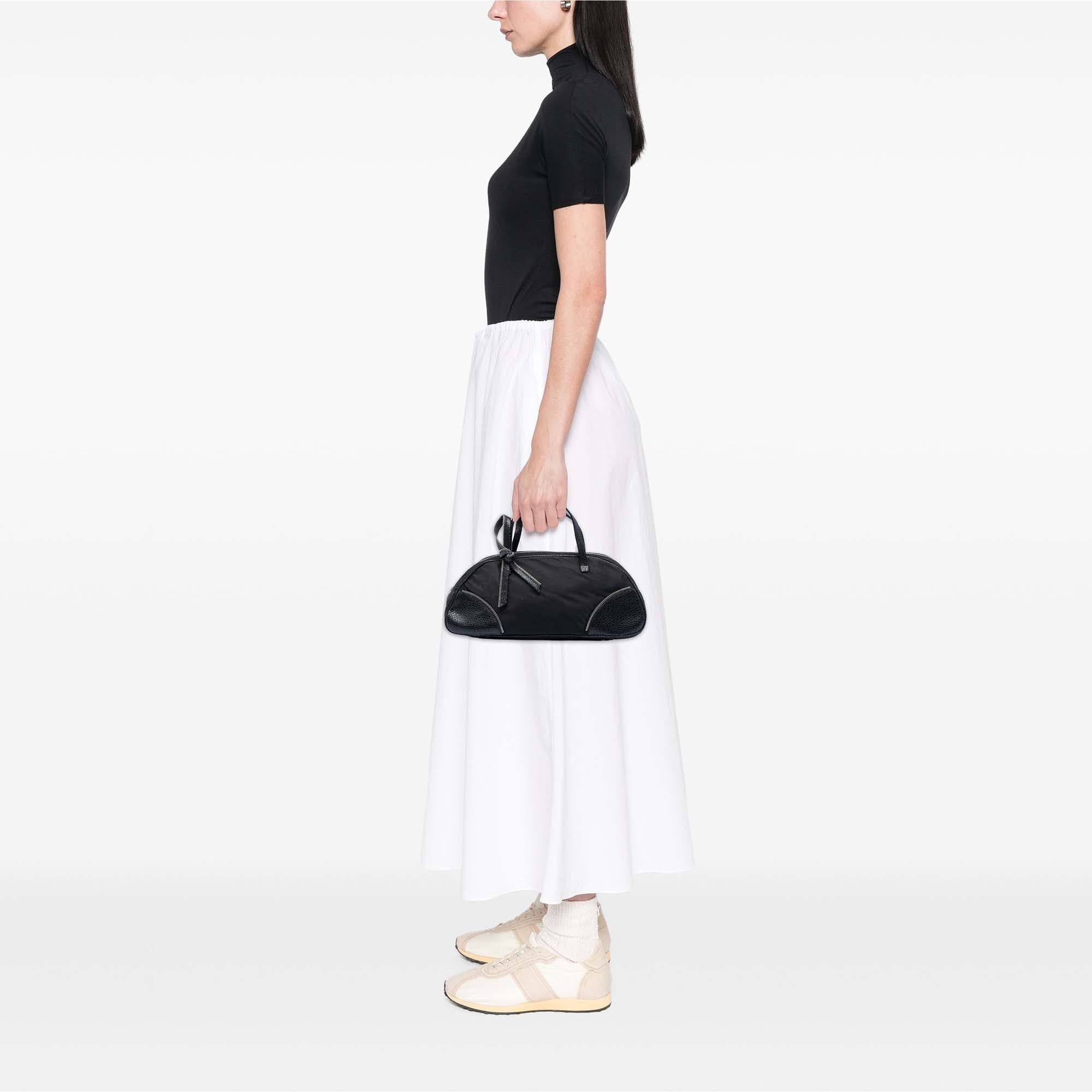 Dior Nylon and Calfskin Bow Handbag Size ONE SIZE - 7 Thumbnail