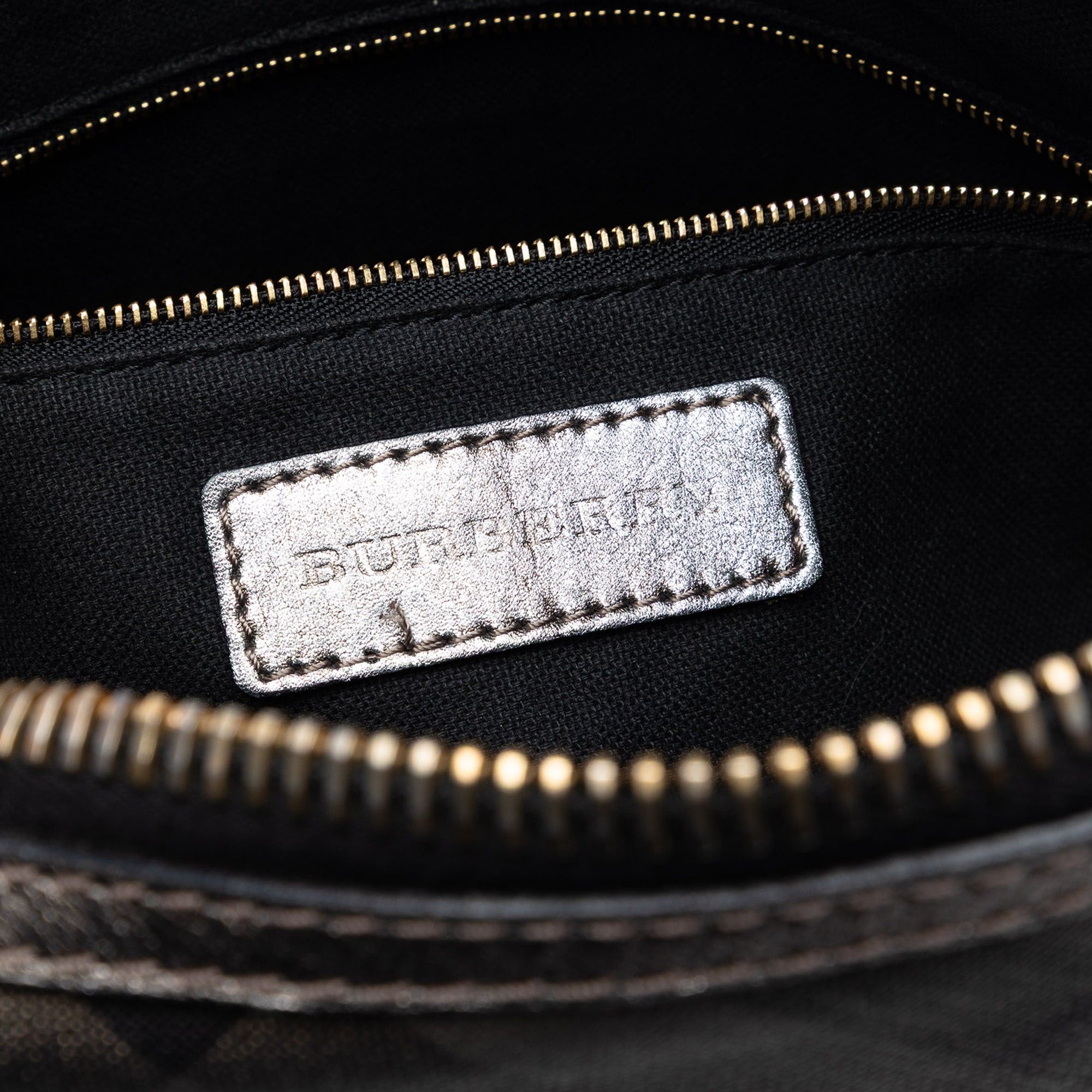 Burberry Supernova Check Coated Canvas and Metallic Leather Shoulder Bag Size ONE SIZE - 5 Thumbnail