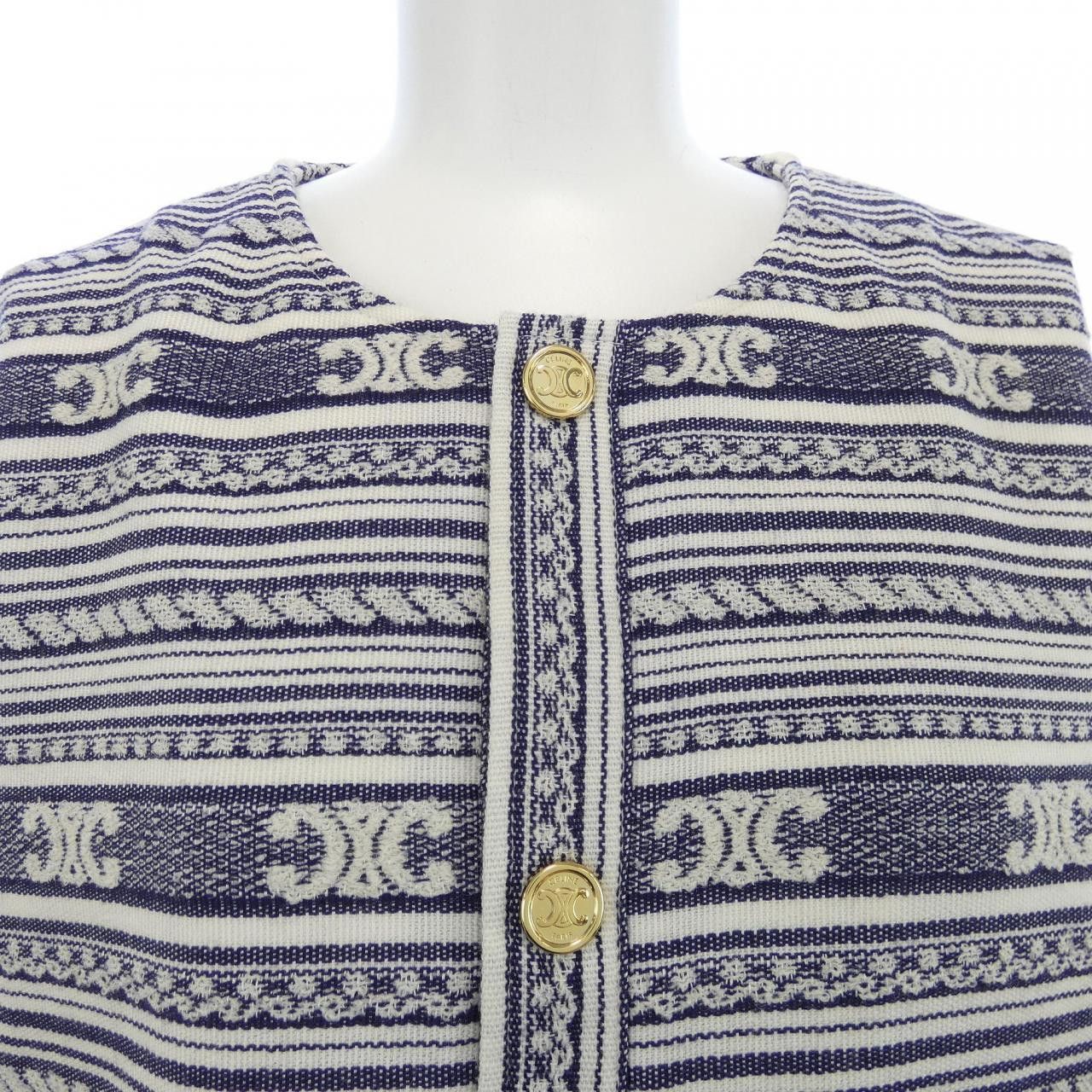Celine Celine Celine Baja Cardigan Jacket Textile Outerwear RV0NW0028 DUTY FREE for USA Size ONE SIZE - 5 Thumbnail