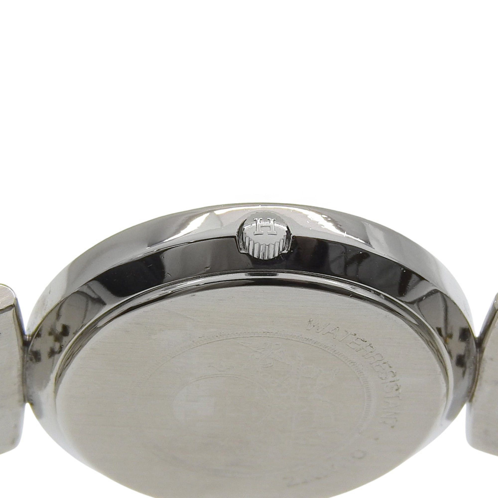 Hermes Hermès Serie watch, stainless steel, quartz movement, analog display, ivory dial, unisex Size ONE SIZE - 7 Thumbnail