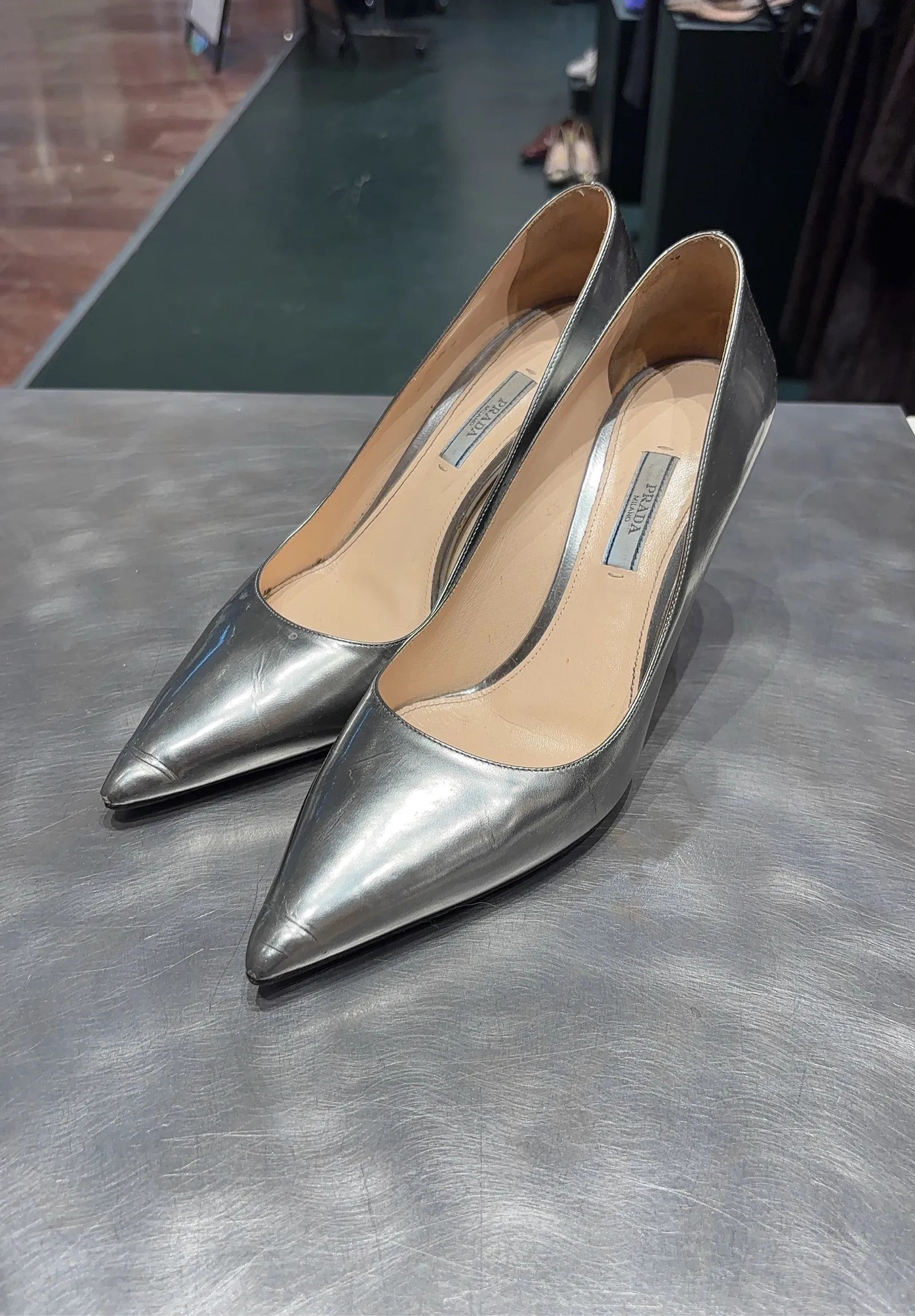 Prada Prada Heels Size US 9 / IT 39 - 3 Thumbnail