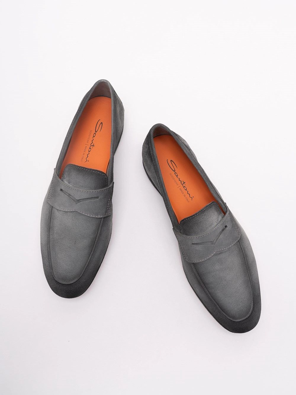 Santoni `Carlo Driv` Loafers Size US 8.5 / EU 41-42 - 5 Thumbnail
