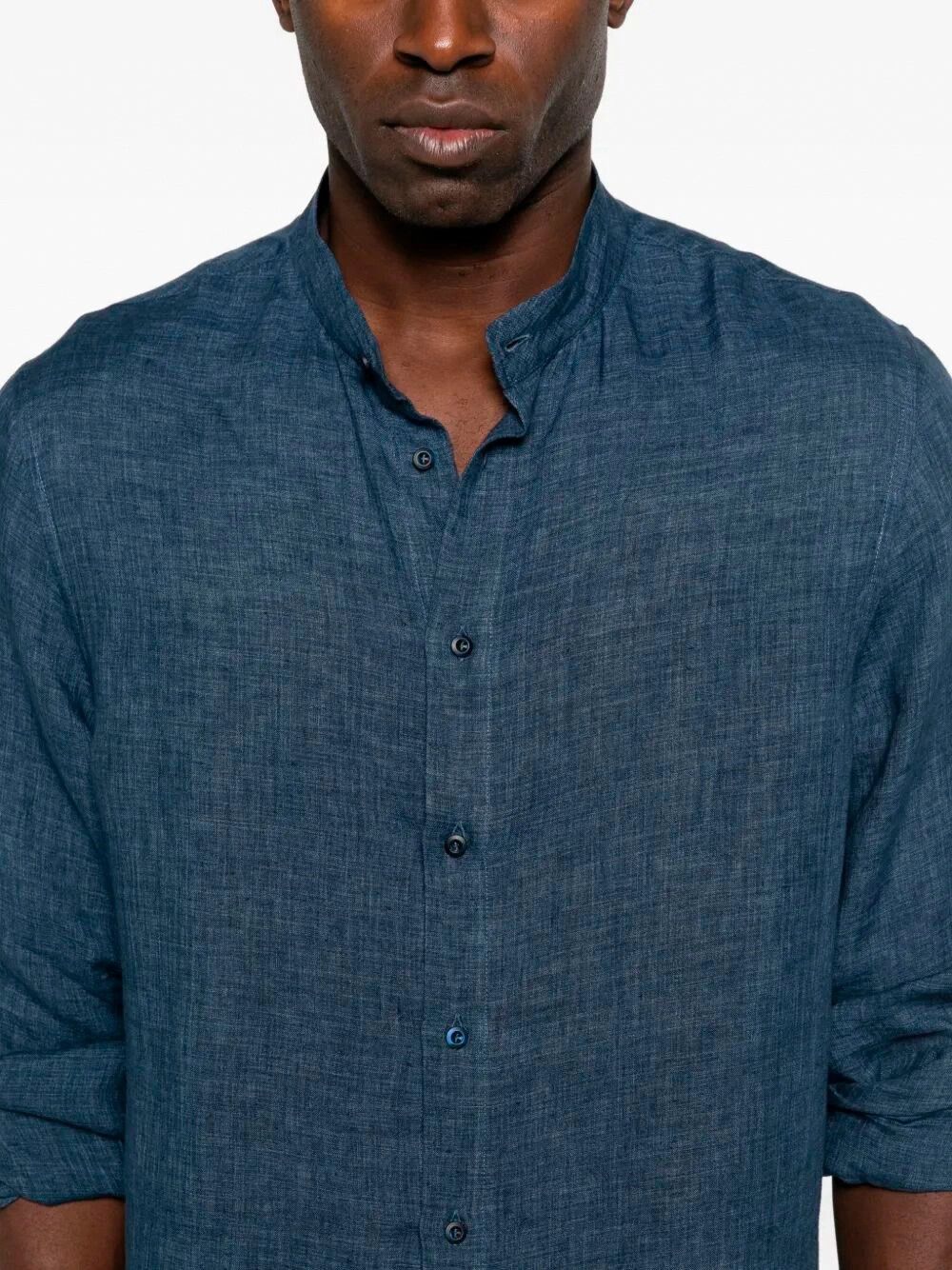 Brunello Cucinelli Mandarin Collar Shirt Size US M / EU 48-50 / 2 - 3 Thumbnail