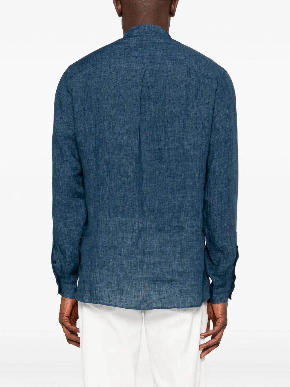 Brunello Cucinelli Mandarin Collar Shirt Size US XL / EU 56 / 4 - 4 Thumbnail