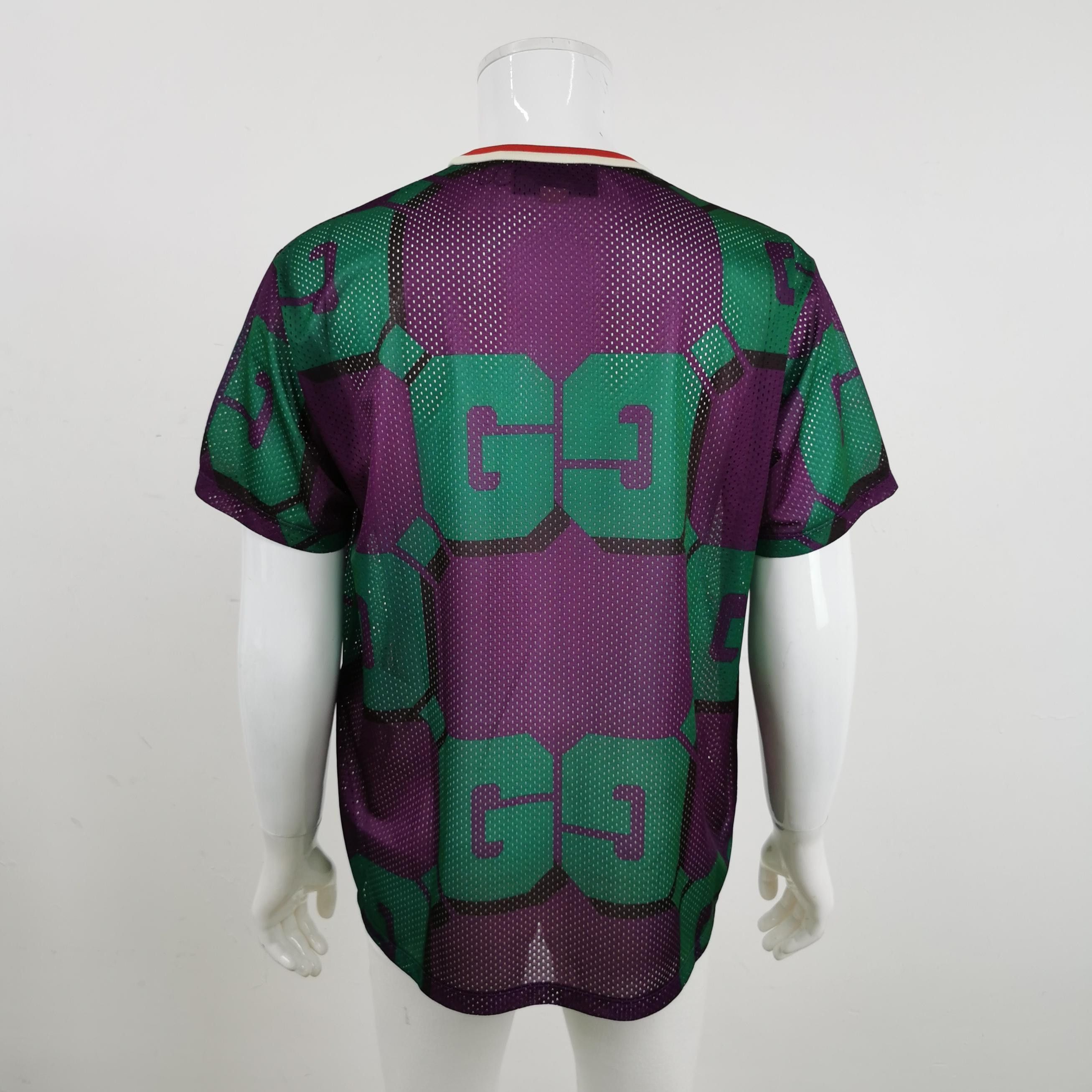 Gucci Gucci Double G Mesh Short-Sleeve Shirt L Size US M / EU 48-50 / 2 - 3 Thumbnail
