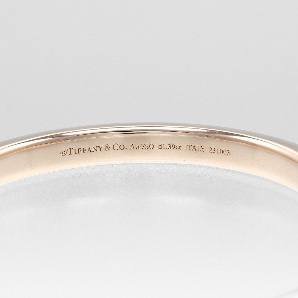 Tiffany & Co. Tiffany & Co. Tiffany Lock Au750 Pink Gold Au750 White Gold Diamond Bracelet Size 17 Precious Metal Bracelet DUTY FREE for USA Size ONE SIZE - 4 Thumbnail