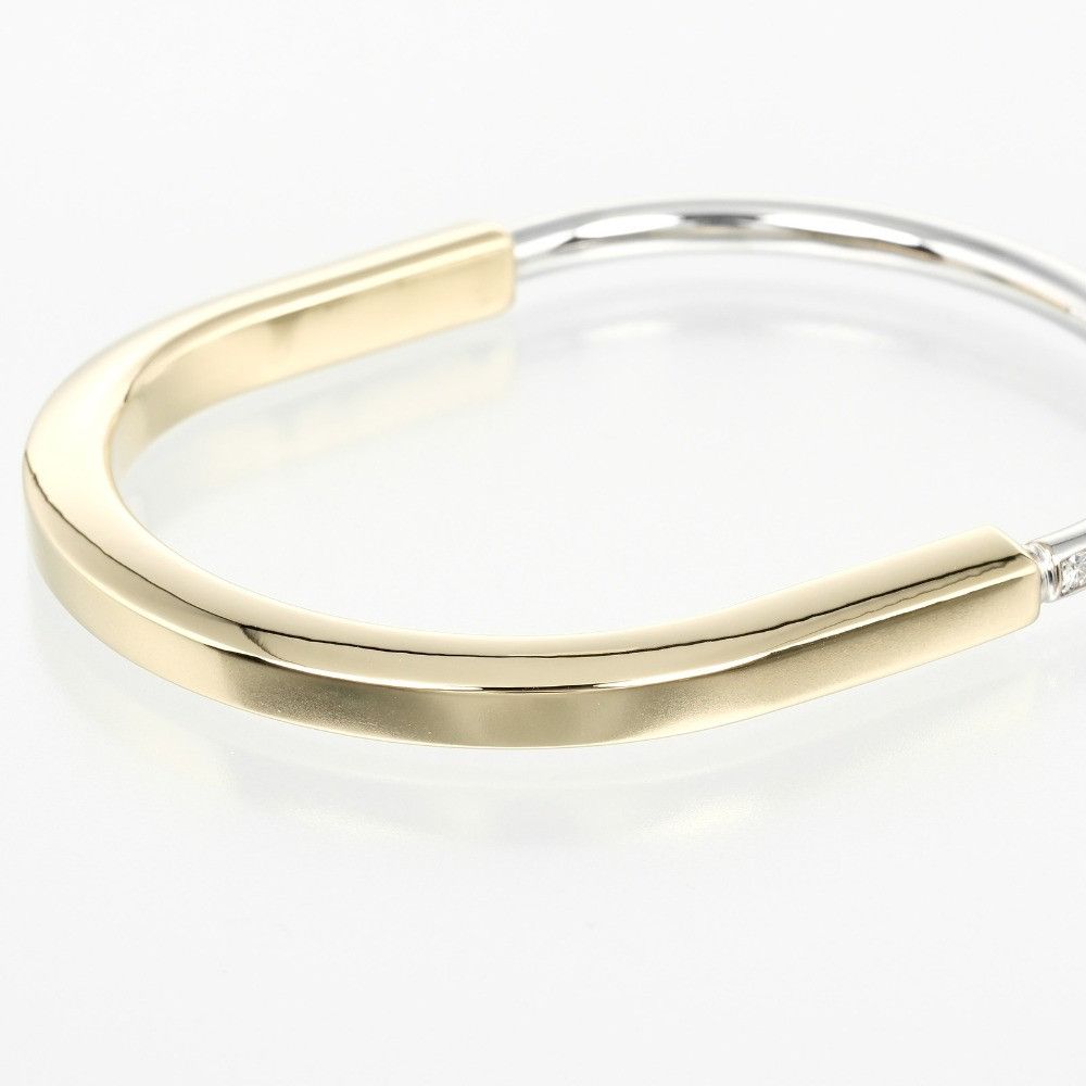 Tiffany & Co. Tiffany & Co. Tiffany Lock Au750 Au750 Diamond Bracelet Precious Metal Bracelet DUTY FREE for USA Size ONE SIZE - 10 Thumbnail