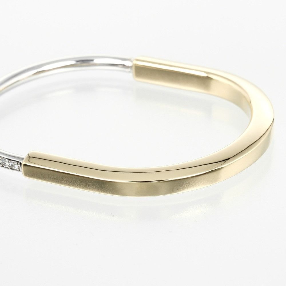 Tiffany & Co. Tiffany & Co. Tiffany Lock Au750 Au750 Diamond Bracelet Precious Metal Bracelet DUTY FREE for USA Size ONE SIZE - 8 Thumbnail