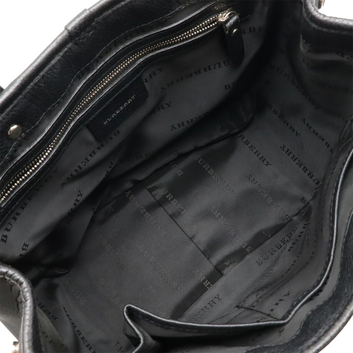Burberry Burberry Burberry Check Leather 2way Bag Leather Shoulder Bag DUTY FREE for USA Size ONE SIZE - 5 Thumbnail