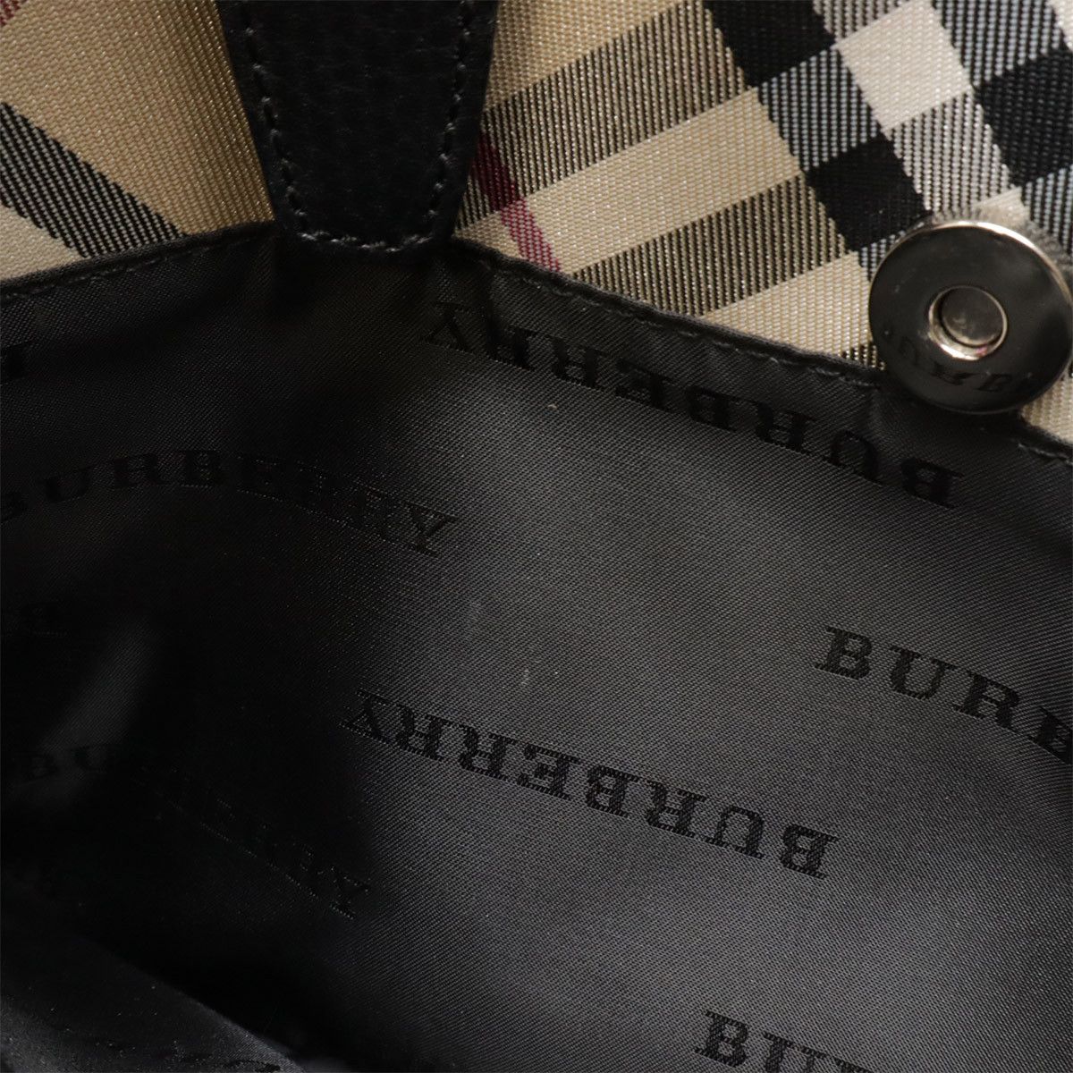 Burberry Burberry Burberry Check Leather 2way Bag Leather Shoulder Bag DUTY FREE for USA Size ONE SIZE - 8 Thumbnail