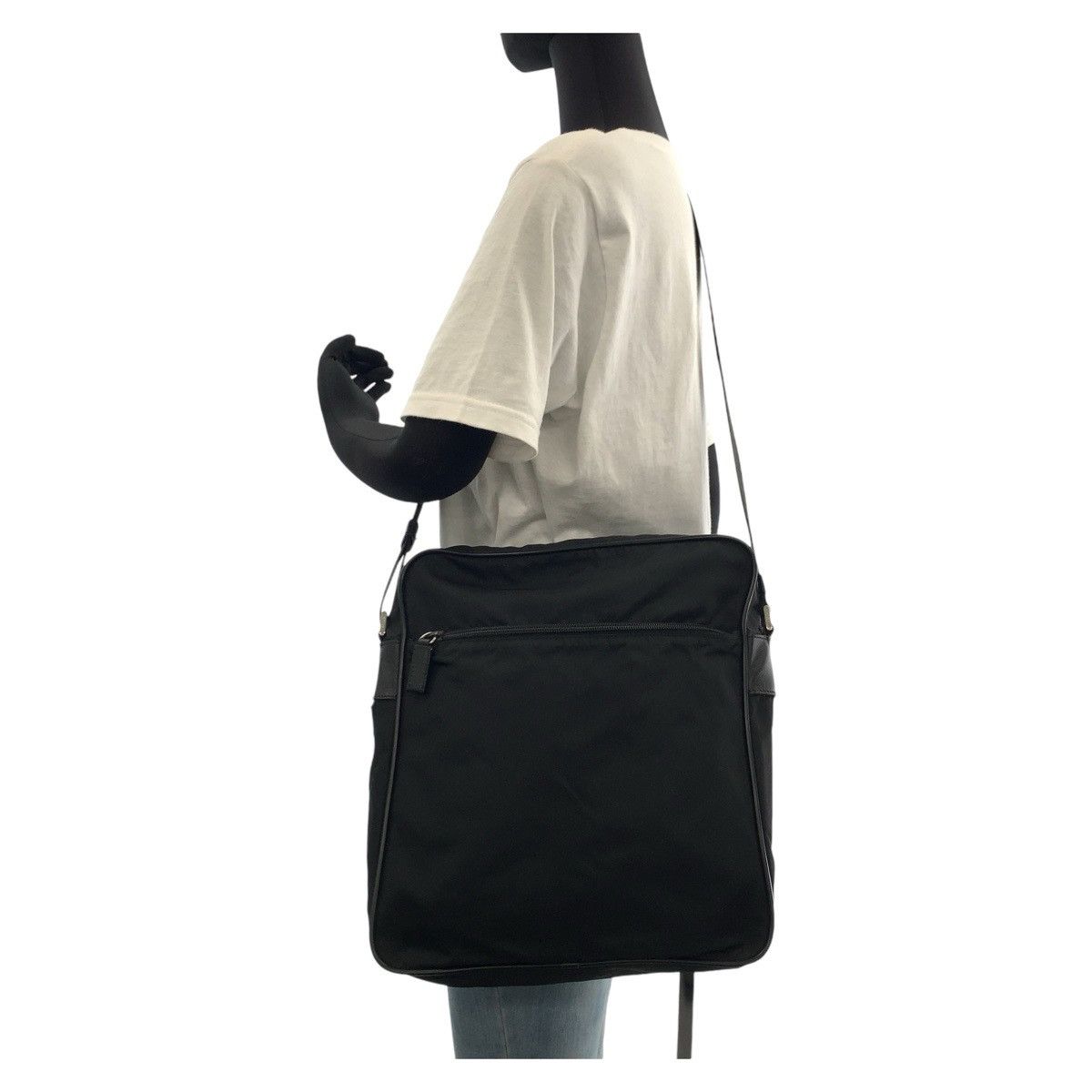 Prada Prada PRADA Tessuto Nylon Leather Shoulder Bag Textile Shoulder Bag DUTY FREE for USA Size ONE SIZE - 7 Thumbnail
