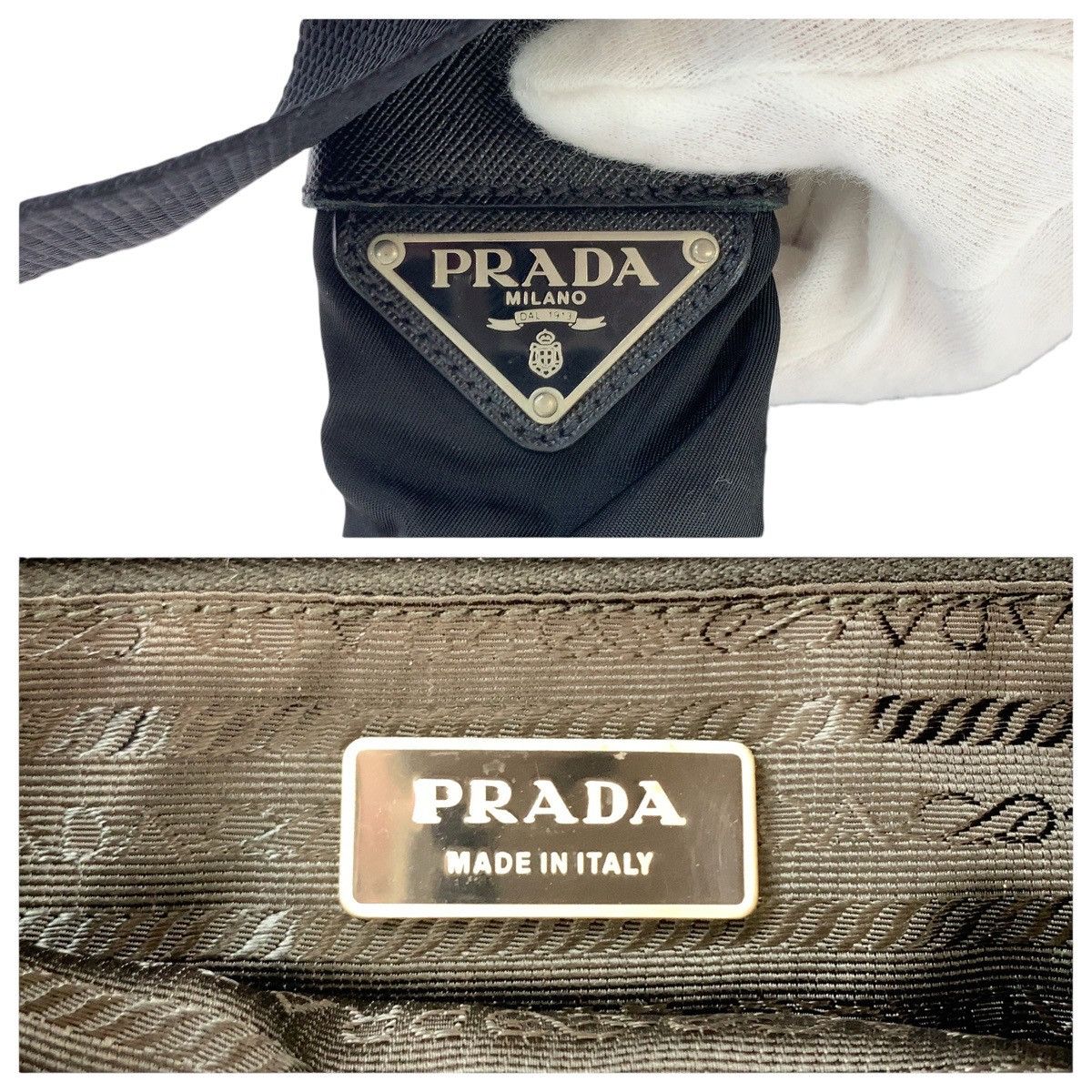 Prada Prada PRADA Tessuto Nylon Leather Shoulder Bag Textile Shoulder Bag DUTY FREE for USA Size ONE SIZE - 4 Thumbnail