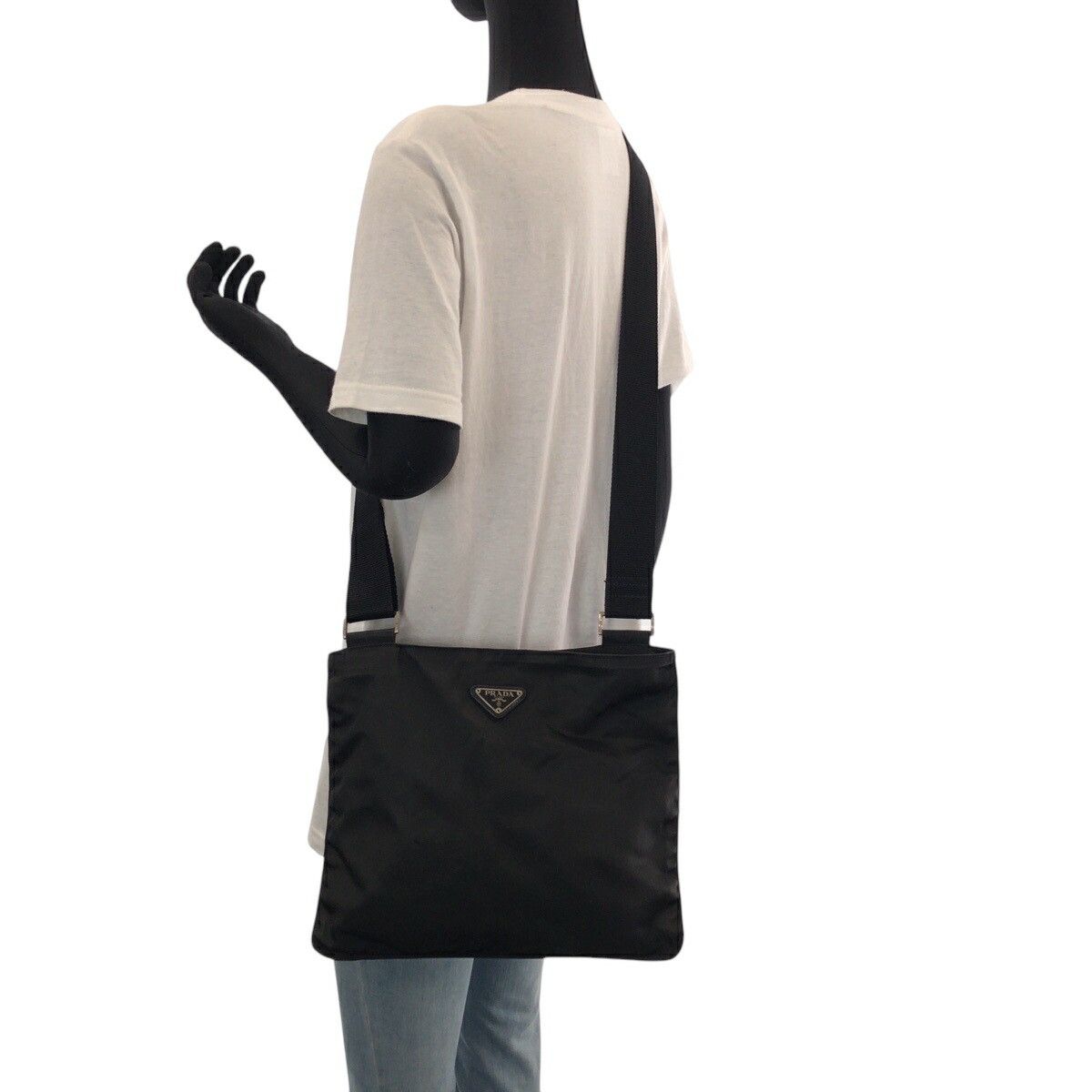 Prada Prada Prada Tessuto Nylon Shoulder Bag Textile Shoulder Bag DUTY FREE for USA Size ONE SIZE - 7 Thumbnail