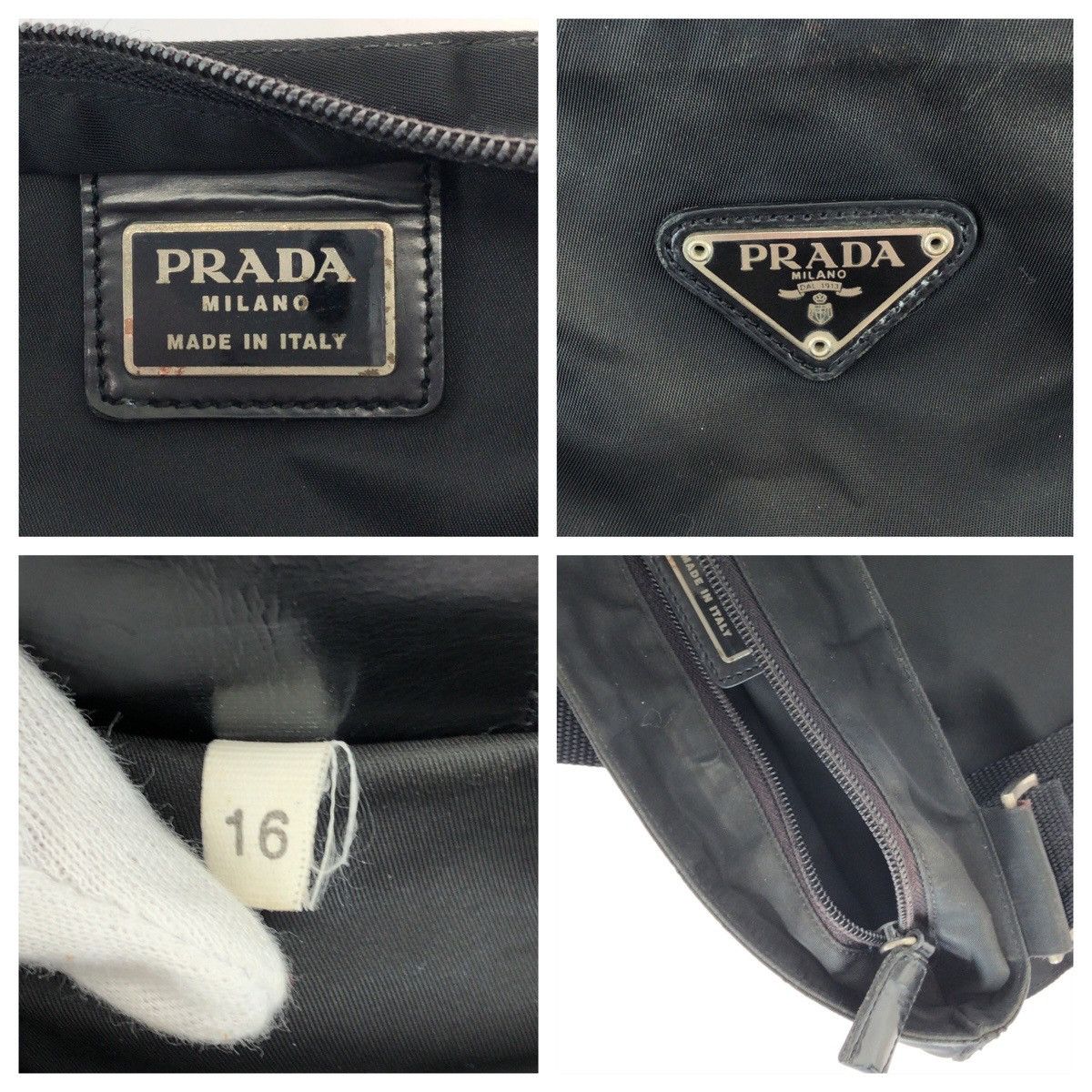 Prada Prada Prada Tessuto Nylon Shoulder Bag Textile Shoulder Bag DUTY FREE for USA Size ONE SIZE - 6 Thumbnail