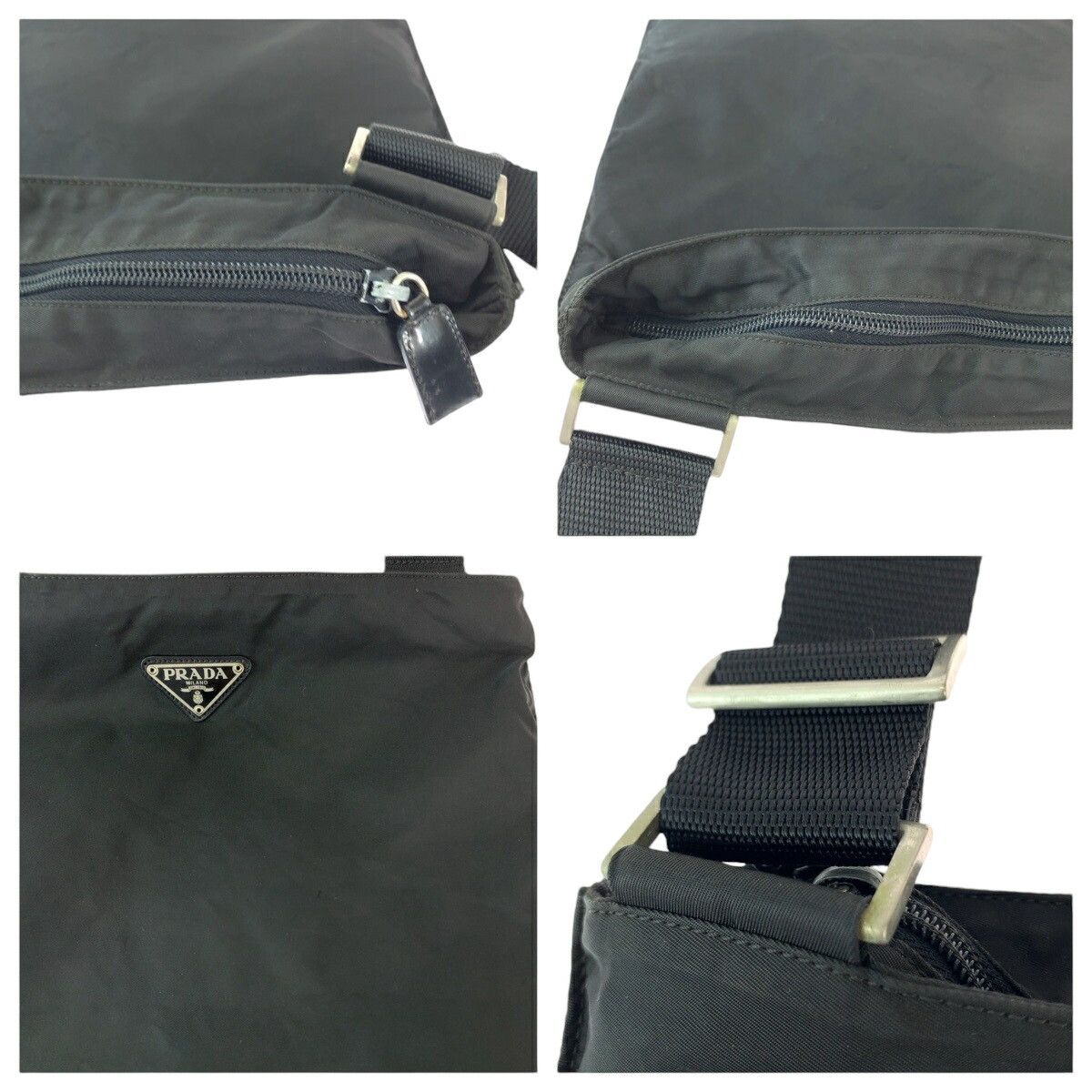 Prada Prada PRADA Tessuto Triangle Logo Plate Nylon Shoulder Bag Textile Shoulder Bag DUTY FREE for USA Size ONE SIZE - 5 Thumbnail