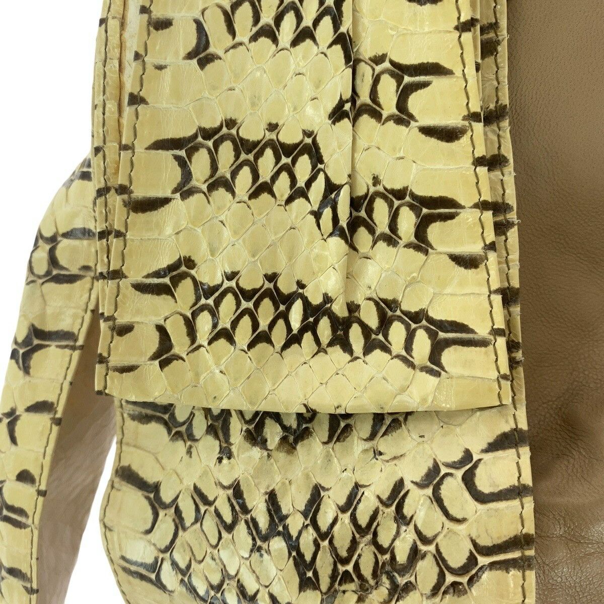 Prada Prada Prada Ribbon Leather Python 2way Bag Leather Shoulder Bag DUTY FREE for USA Size ONE SIZE - 6 Thumbnail