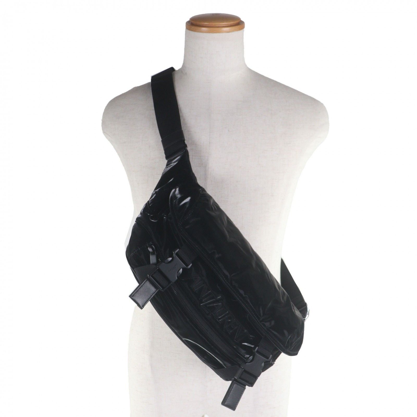Yves Saint Laurent Yves Saint Laurent Saint Laurent Paris Embroidery Nylon Sling Bag Textile Belt Bag DUTY FREE for USA Size ONE SIZE - 3 Thumbnail