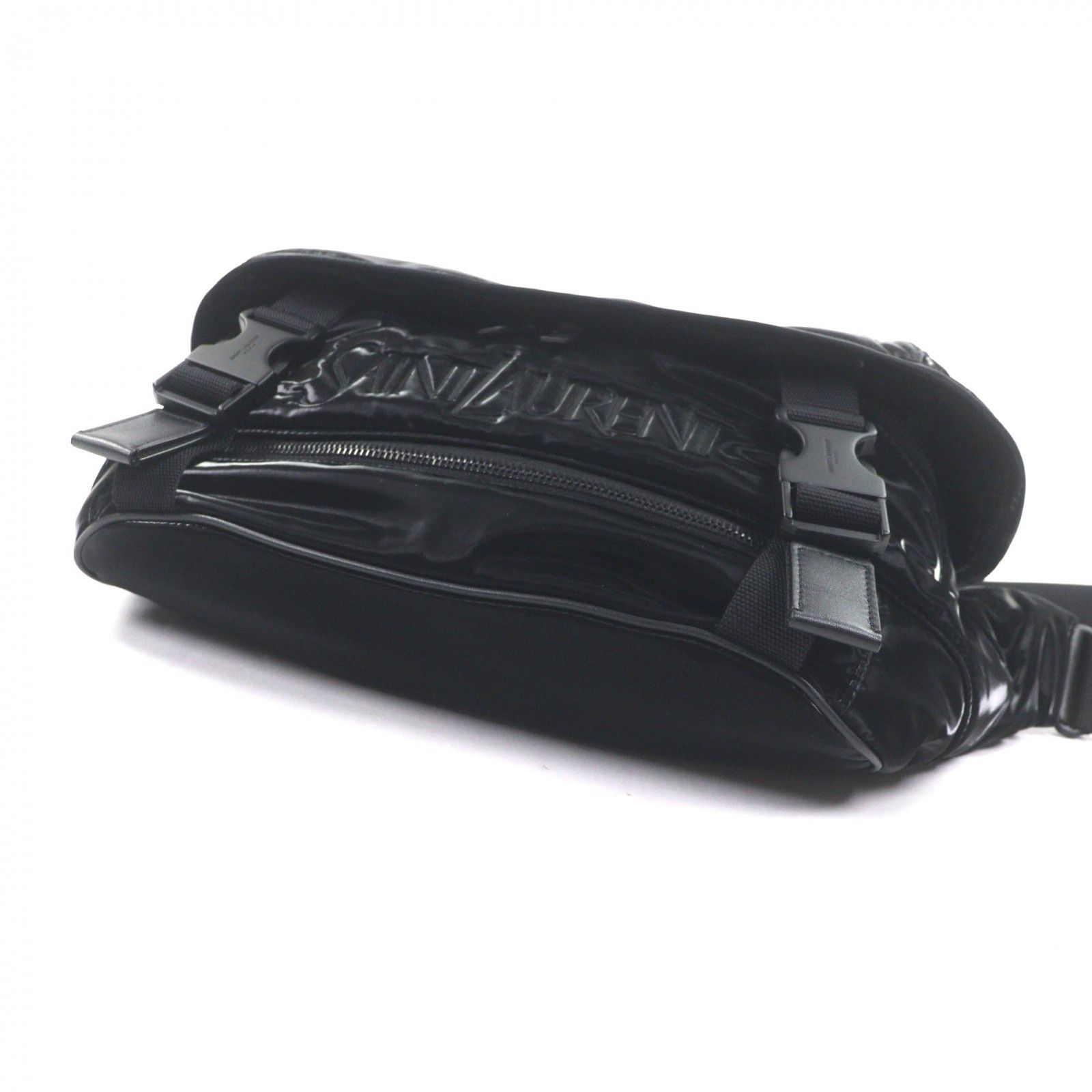 Yves Saint Laurent Yves Saint Laurent Saint Laurent Paris Embroidery Nylon Sling Bag Textile Belt Bag DUTY FREE for USA Size ONE SIZE - 4 Thumbnail