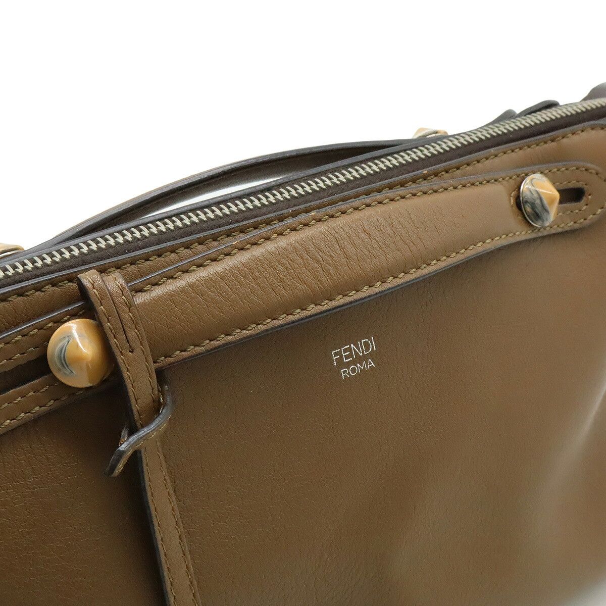 Fendi Fendi Fendi BY THE WAY Embossed Leather 2way Bag Leather Shoulder Bag 8BL124 DUTY FREE for USA Size ONE SIZE - 6 Thumbnail