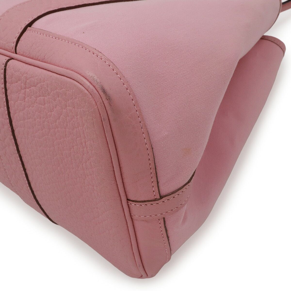Hermes Hermes Hermès Garden Party MM Toile Officier Leather Tote Bag Textile Shoulder Bag Stamp O (2011) DUTY FREE for USA Size ONE SIZE - 3 Thumbnail